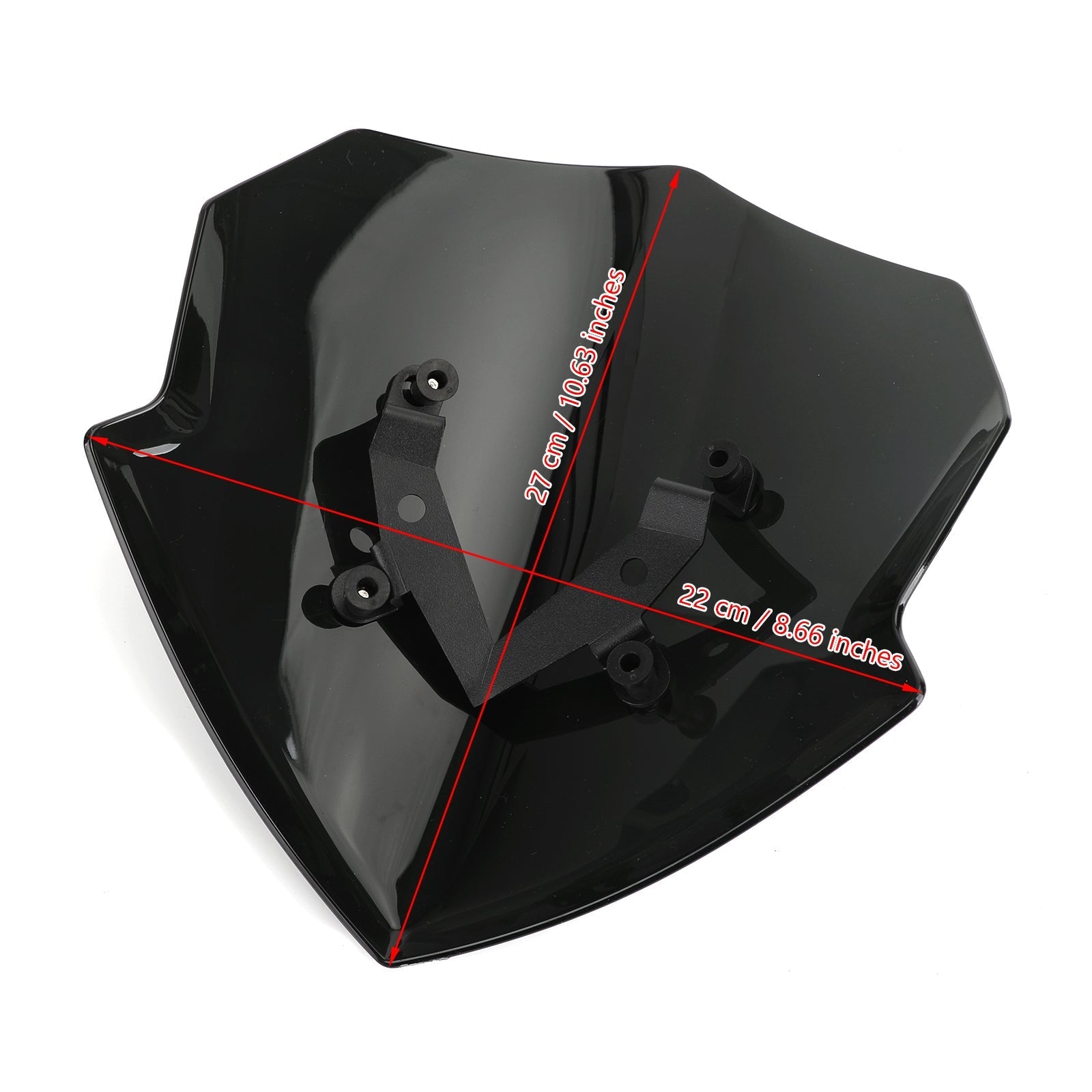2019-2020 Kawasaki Z125 ABS 4mm Motorcycle Windscreen Screen Windshield Generic
