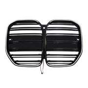 2020-2025 Fit BMW 4 Series G22 G23 G82 W/O ACC M4-Style Front Bumper Grille Grill