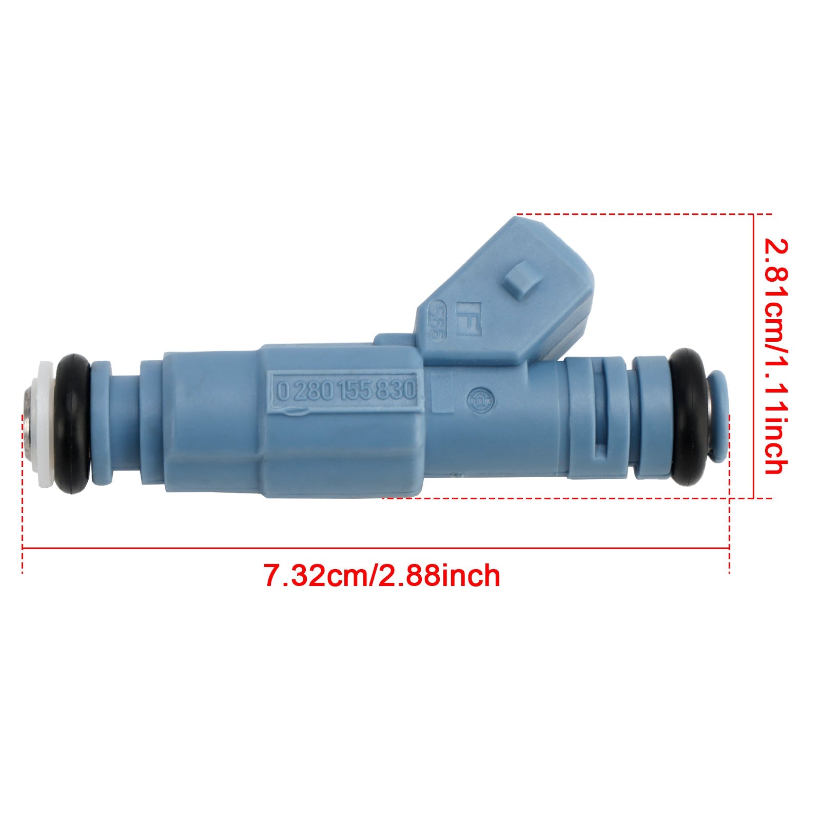 5Pcs Fuel Injector For Volvo C70 V70 S60 S80 1998-2009 91860600 0280155830