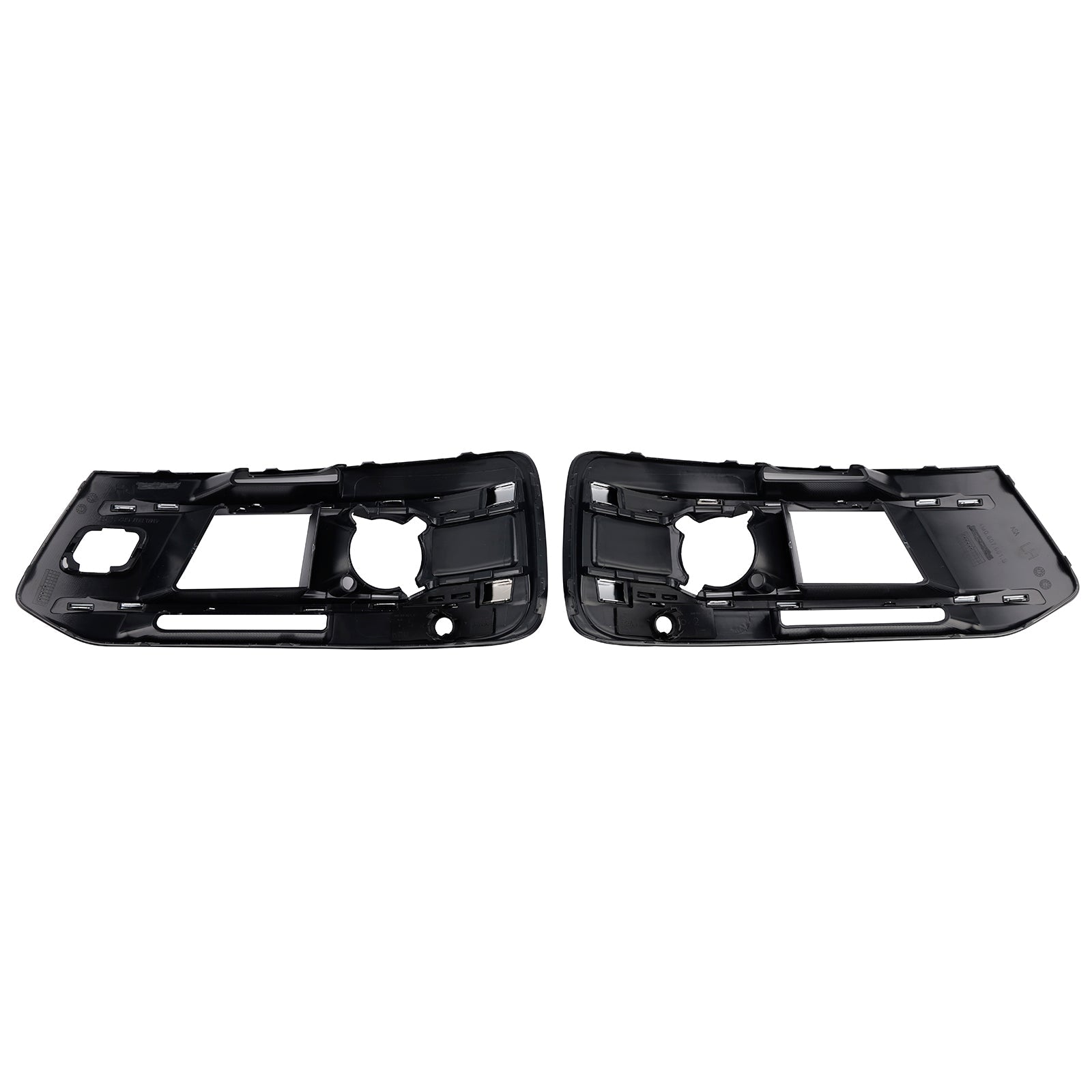 2016-2019 Fit Audi Q7 2PCS Front Bumper Fog Light Grille Cover 4M0807682AA4W3