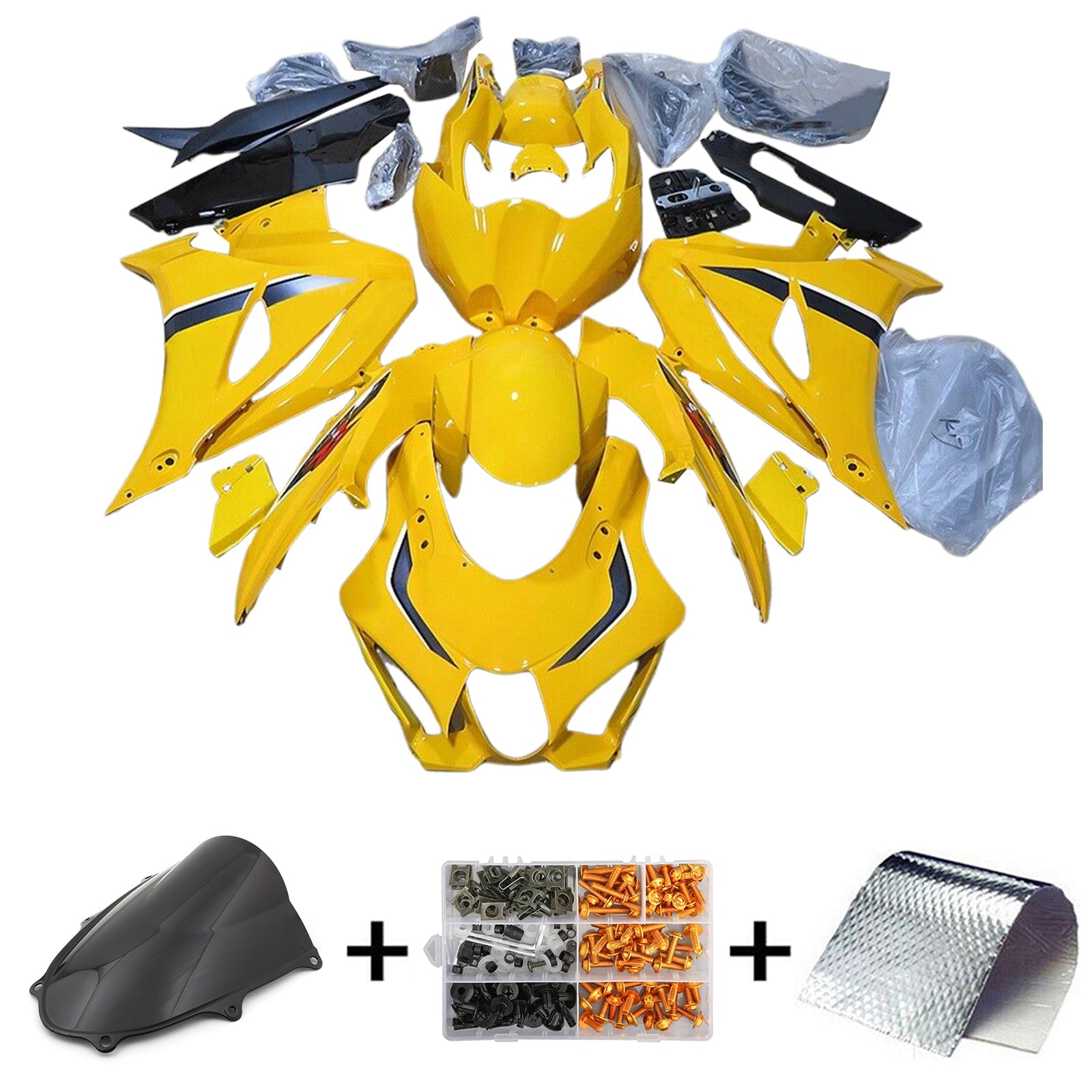 2017-2025 Suzuki GSXR1000 K17 Injection Fairing Kit Bodywork Plastic ABS #101
