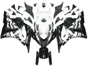 2009-2012 Honda CBR 600 RR Black & White Tribal Racing Fairings Generic