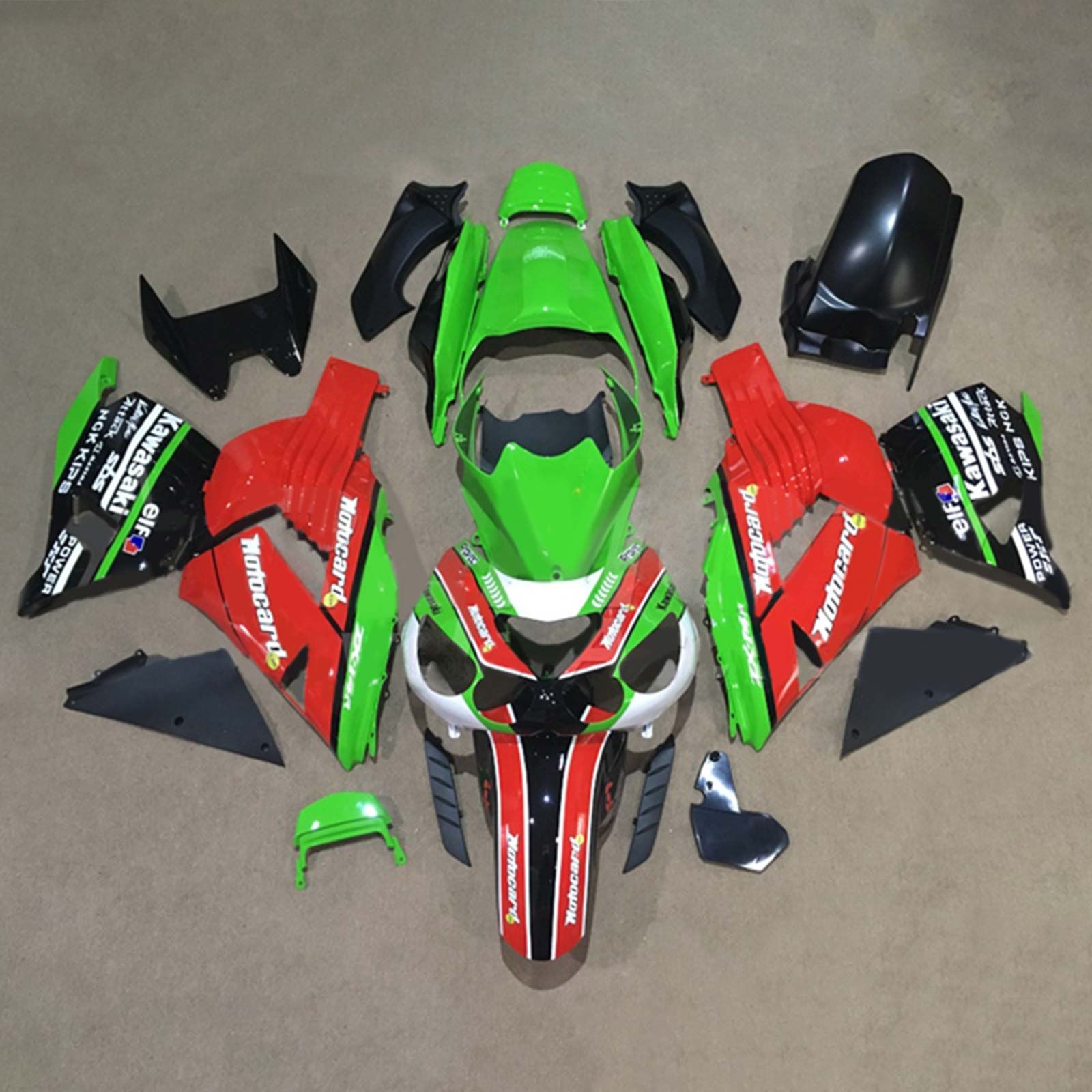 2006-2011 Kawasaki ZX14R Fairing Kit Bodywork Plastic ABS