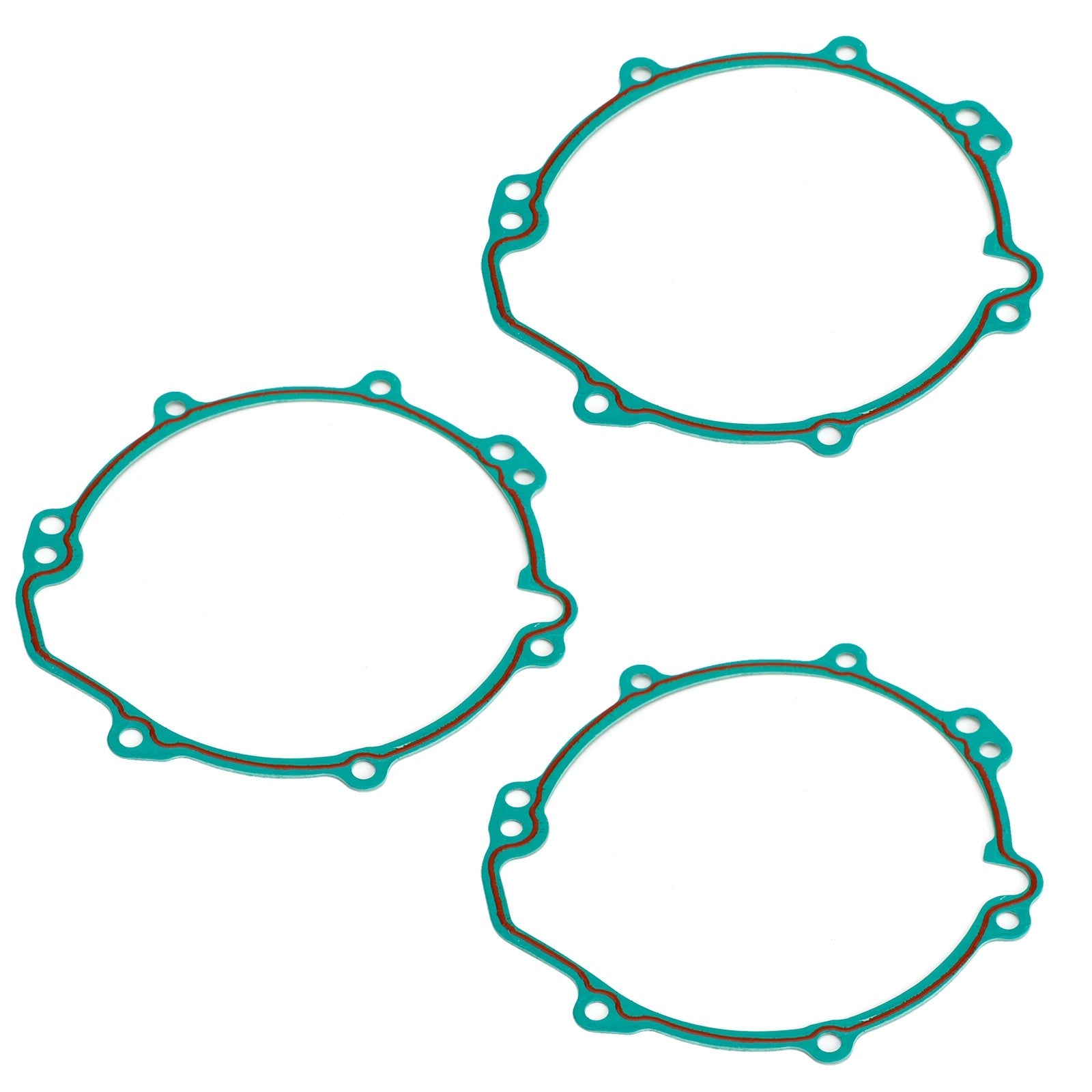 3X ALTERNATOR STATOR COVER GASKET FOR 06-22 KAWASAKI NINJA ZX-14/14R/CONCOURS 14