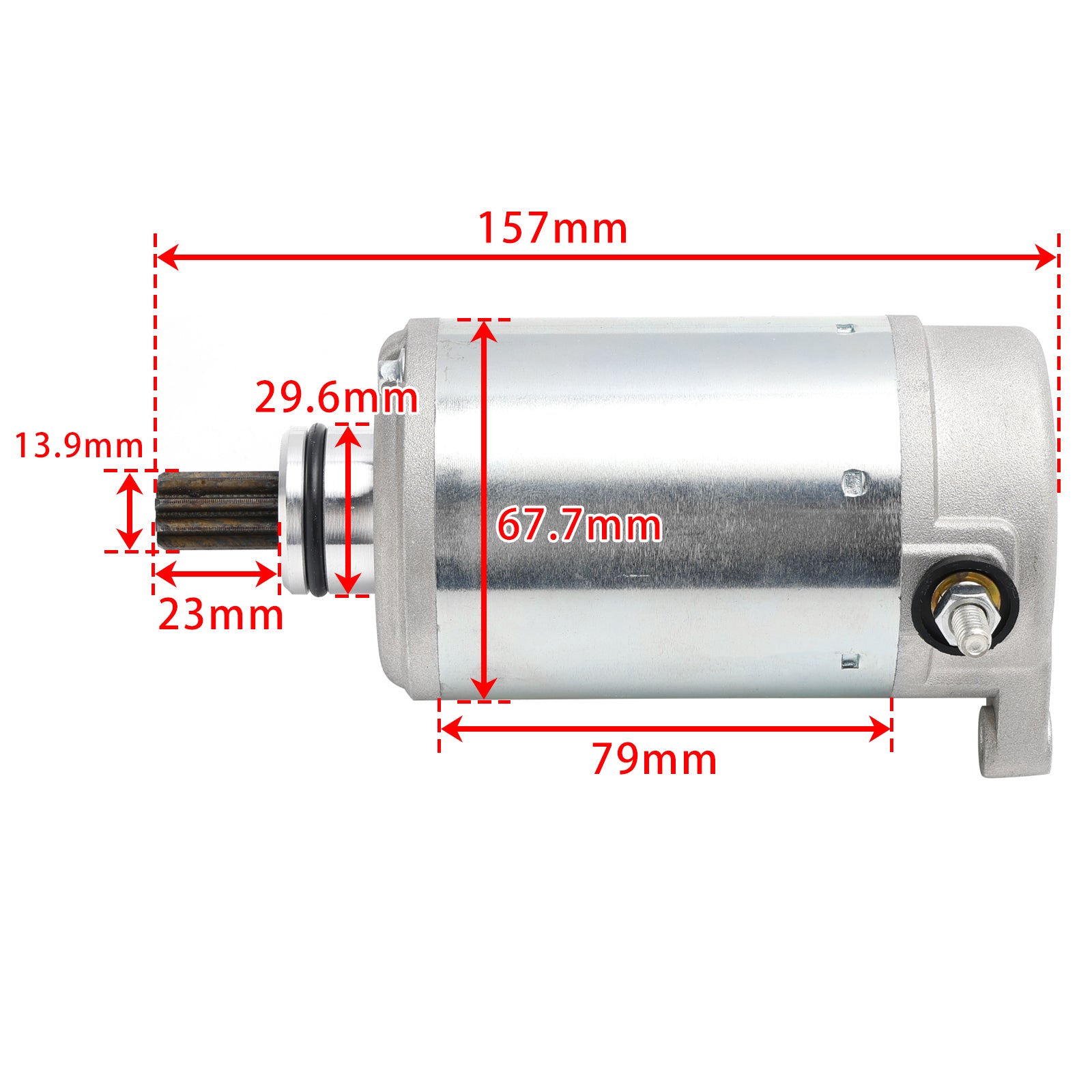 STARTER MOTOR FOR ODES 800 & 1000 UTV ATV 21040109100 21040500801 21040109114
