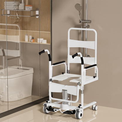 Patient Chair Hydraulic Transferred Lift Wheelchair Reclining transfer bed With potty