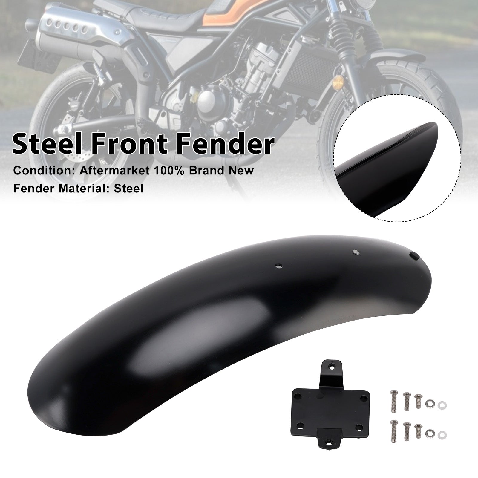2023-2025 HONDA CL250 CL300 CL500 SCL500 Steel Front Fender Mudguard