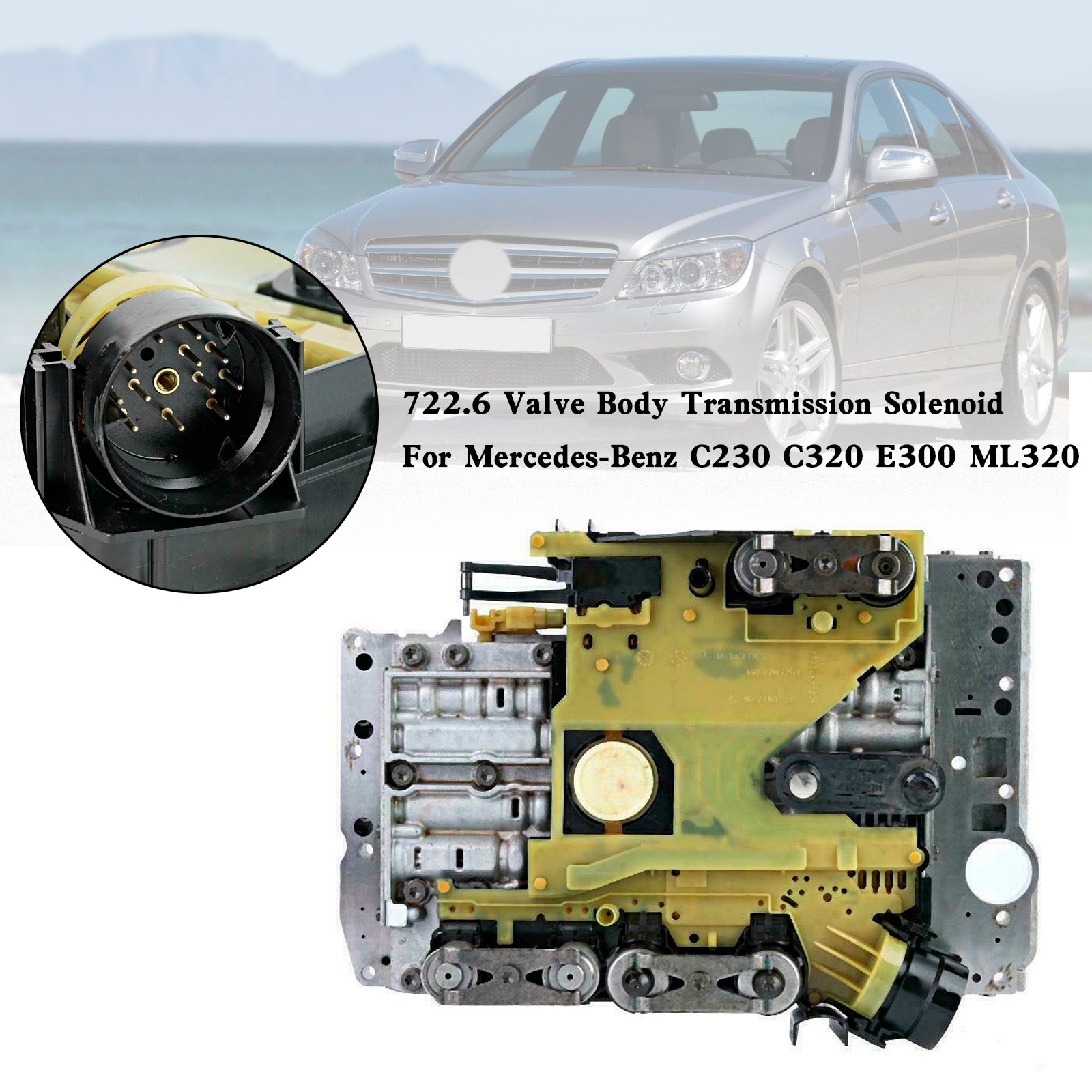 2003-2006 Mercedes-Benz E500 722.6 Valve Body Transmission Solenoid 10020951 2402700106