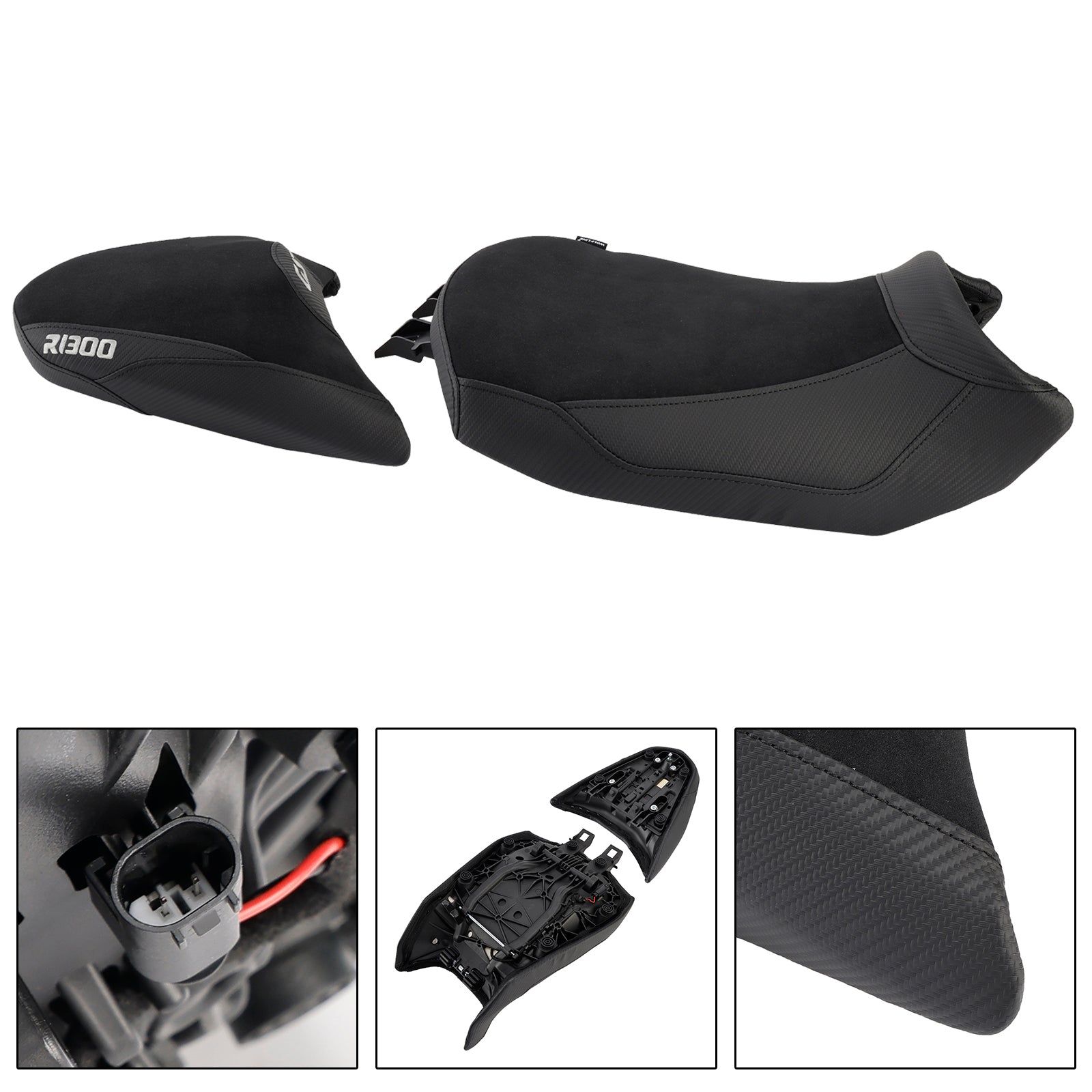 2024-2025 For Bmw R1300Gs R 1300 Gs Lower Front W/ Rear Seat Driver Pillion Black