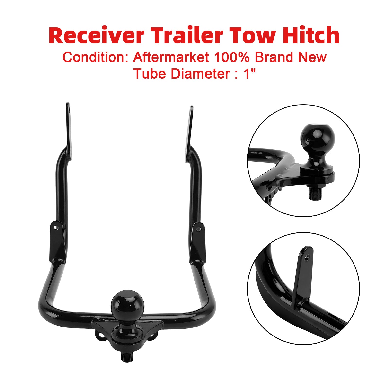 2009-2023 Harley Electra Glide Classic /FLHTC Receiver Trailer Tow Hitch