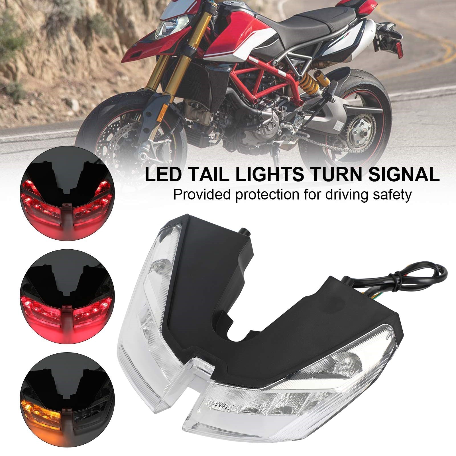 2012-2021 DUCATI HYPERMOTARD 821 939 950 SP Tail Lights Turn Signal
