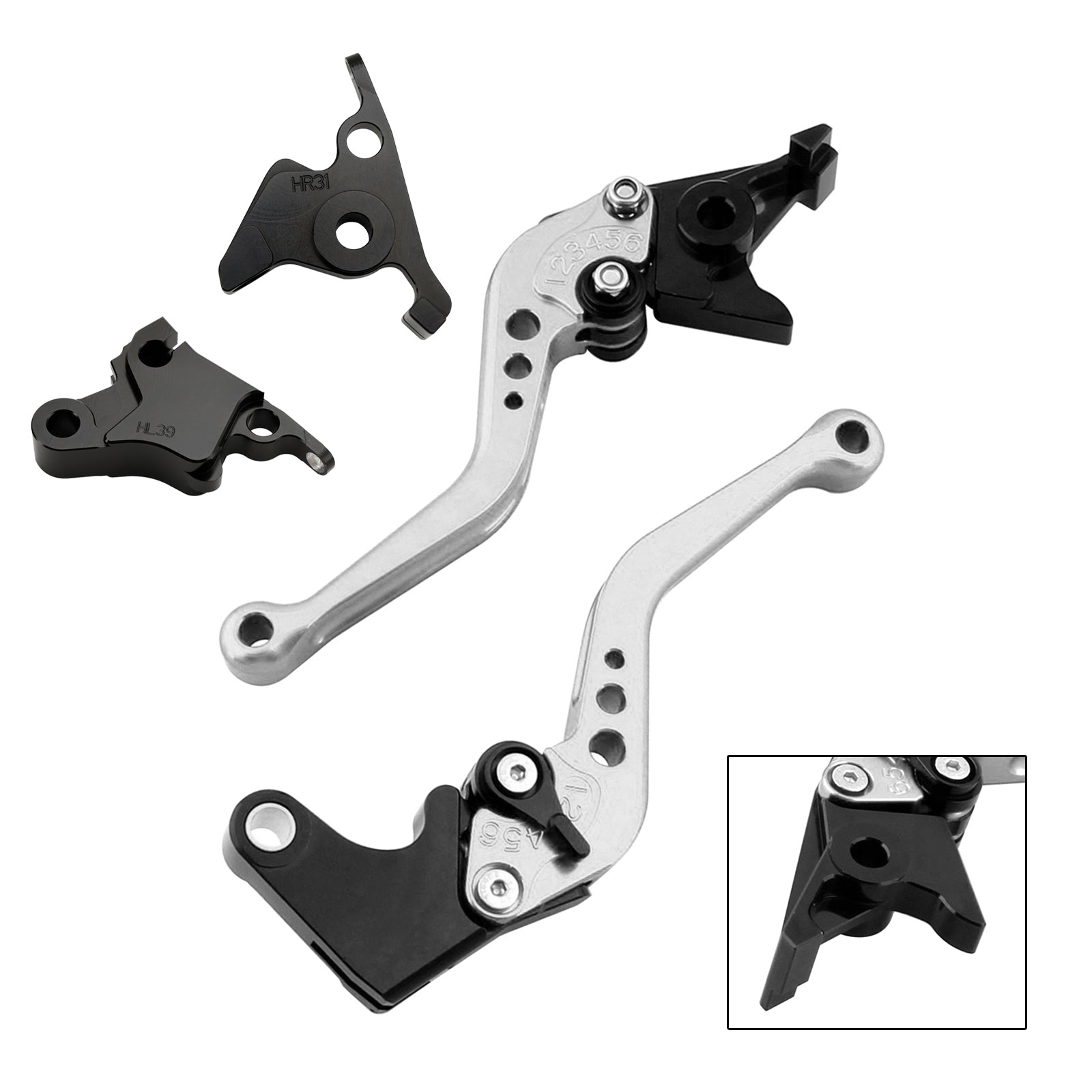 NEW Short Clutch Brake Lever fit for CFMOTO 450SS 450SR 21-23 450NK 23-24