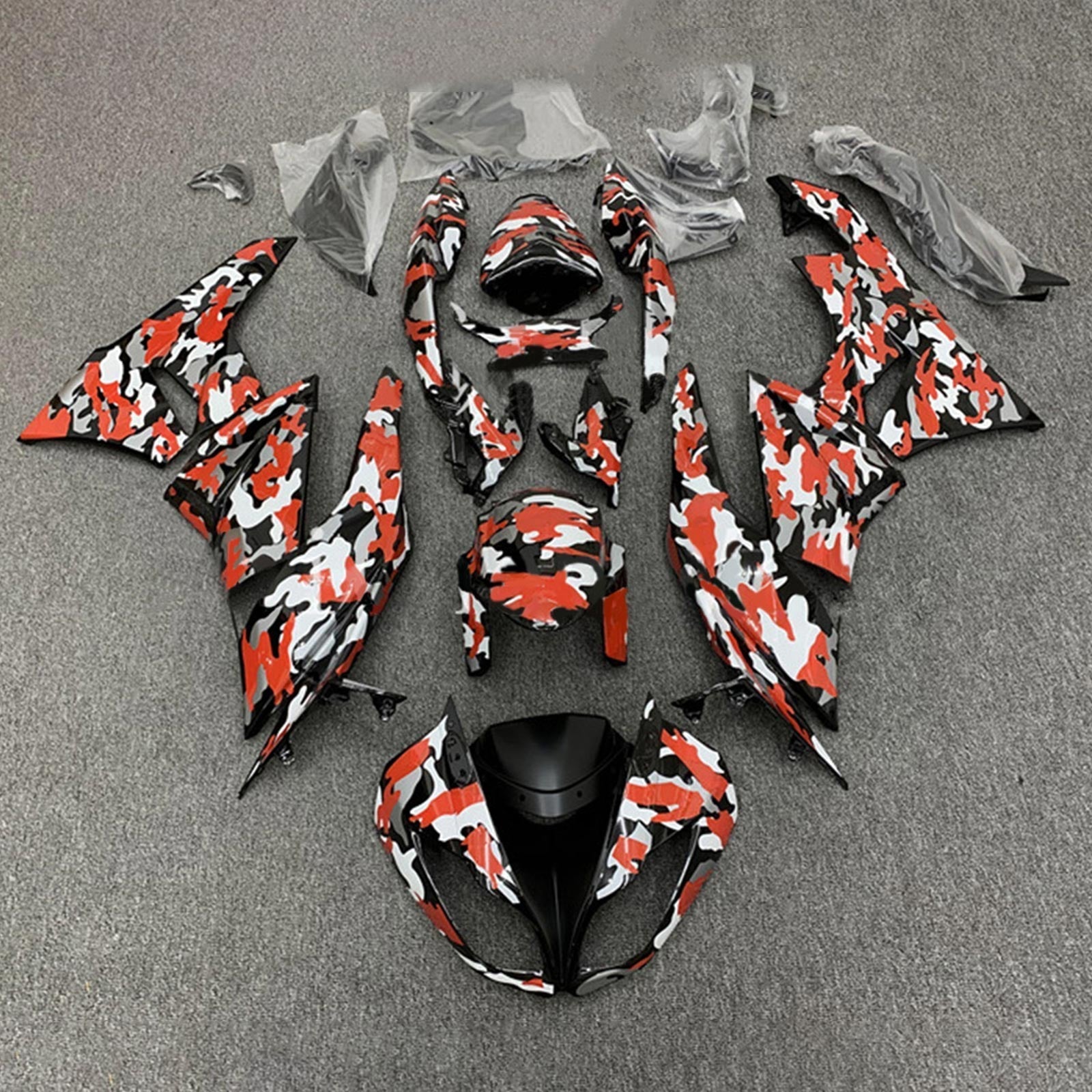2009-2012 Kawasaki ZX6R 636 Fairing Kit Bodywork Plastic ABS