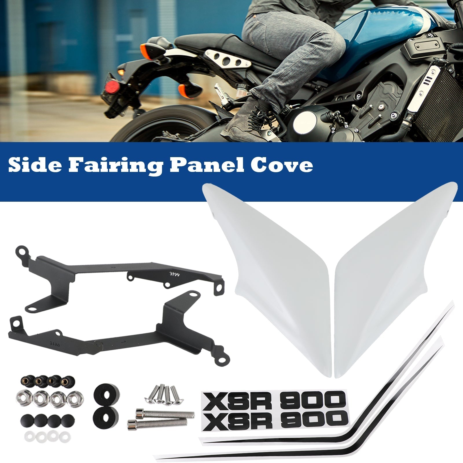 2016-2021 Yamaha XSR 900 Tail Side Driver Seat Frame Cover Fairing Generic