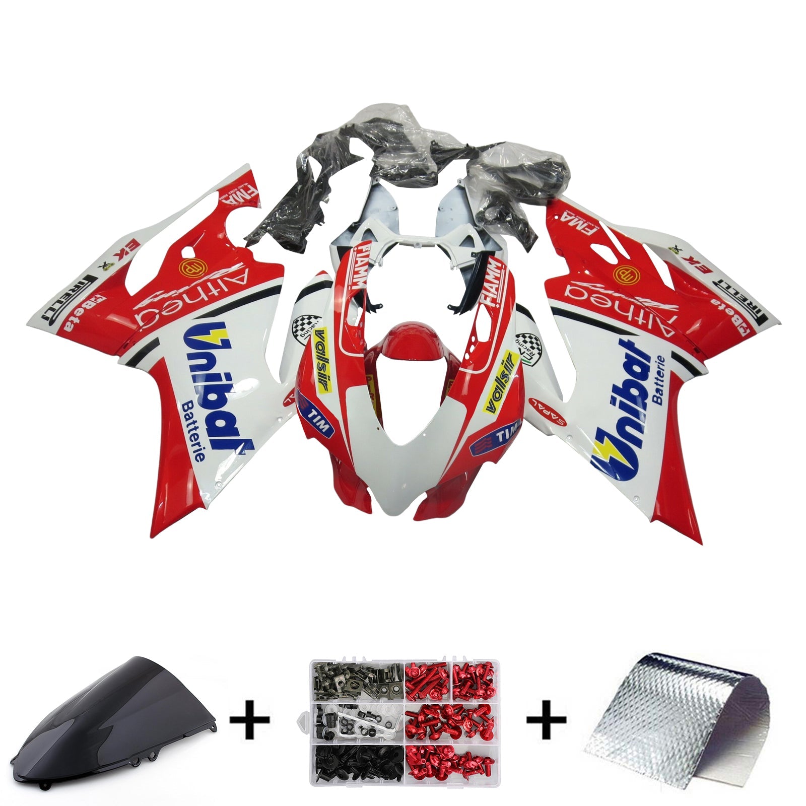 2012-2015 Ducati 1199 Injection Fairing Kit Bodywork Plastic ABS