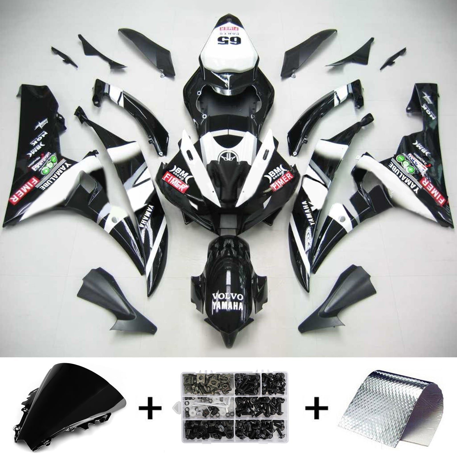 2006-2007 Yamaha YZF 600 R6 Fairing Kit Generic