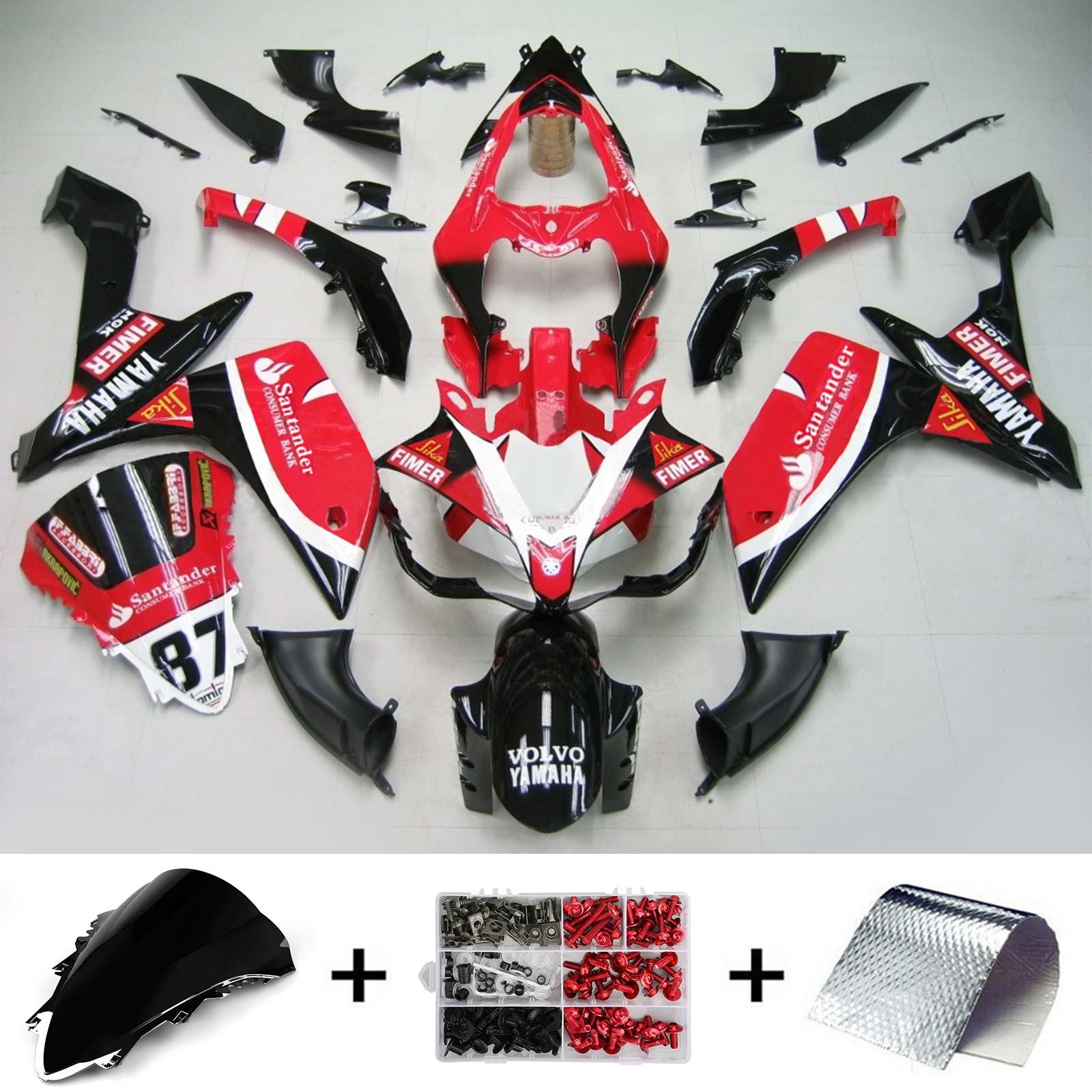 2007-2008 Yamaha YZF 1000 R1 Fairing Kit Generic