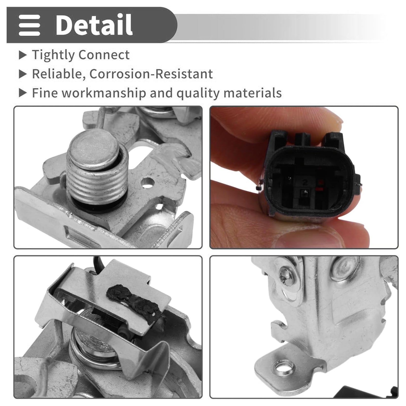 Right Side Hood Latch Lock 51237308068 for BMW X5 2014-2018 F16 X6 2015-2018