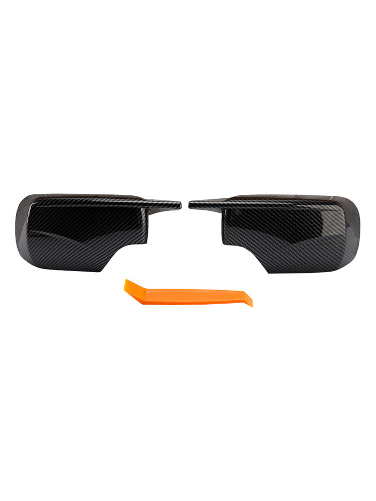 2PCS M Style Wing Car Side Mirror Cover Caps for BMW E46 Sedan E39 4DR 1998-2005