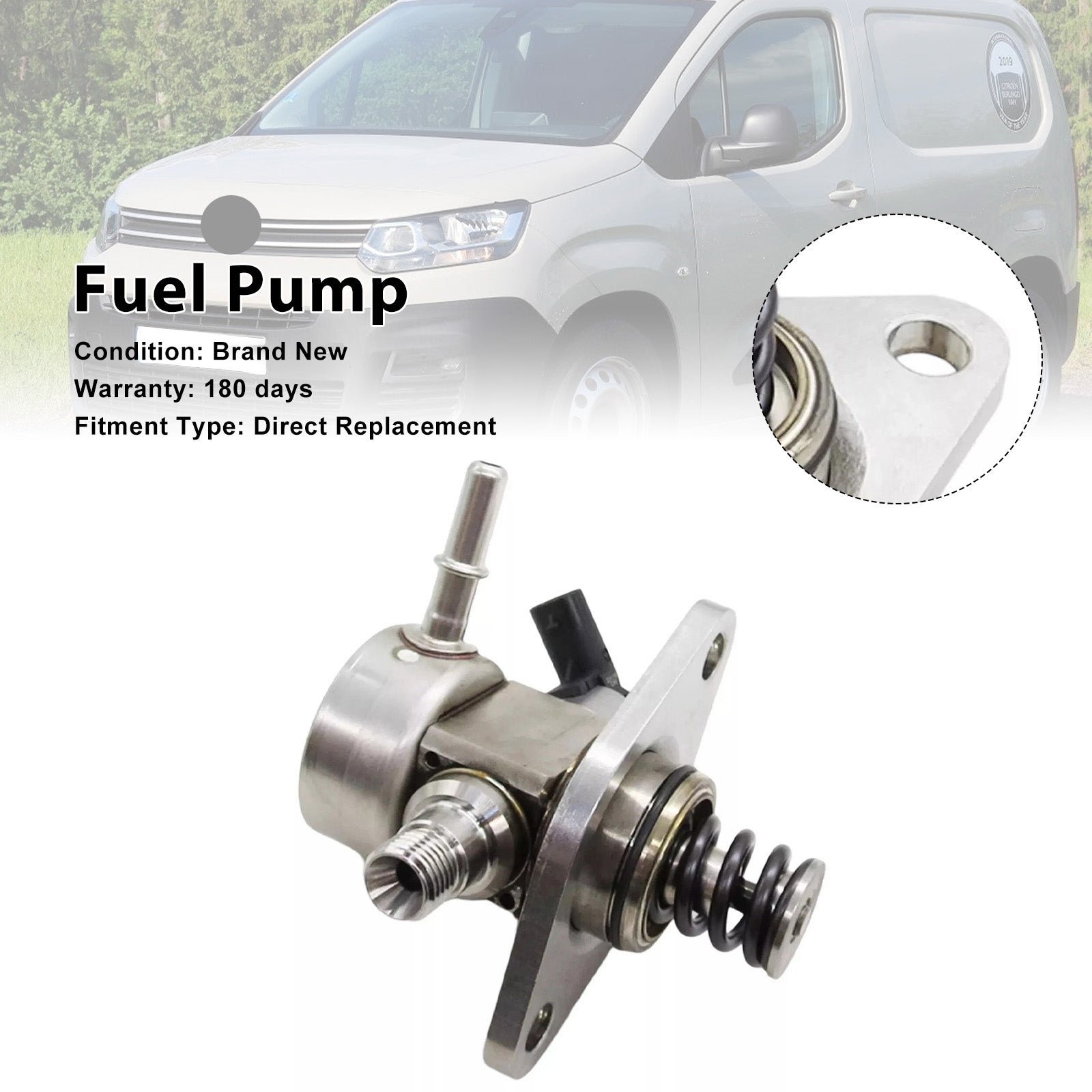 2014-on Citroen C4 Cactus 1.2L High Pressure Petrol Fuel Pump 9807550080 28377613