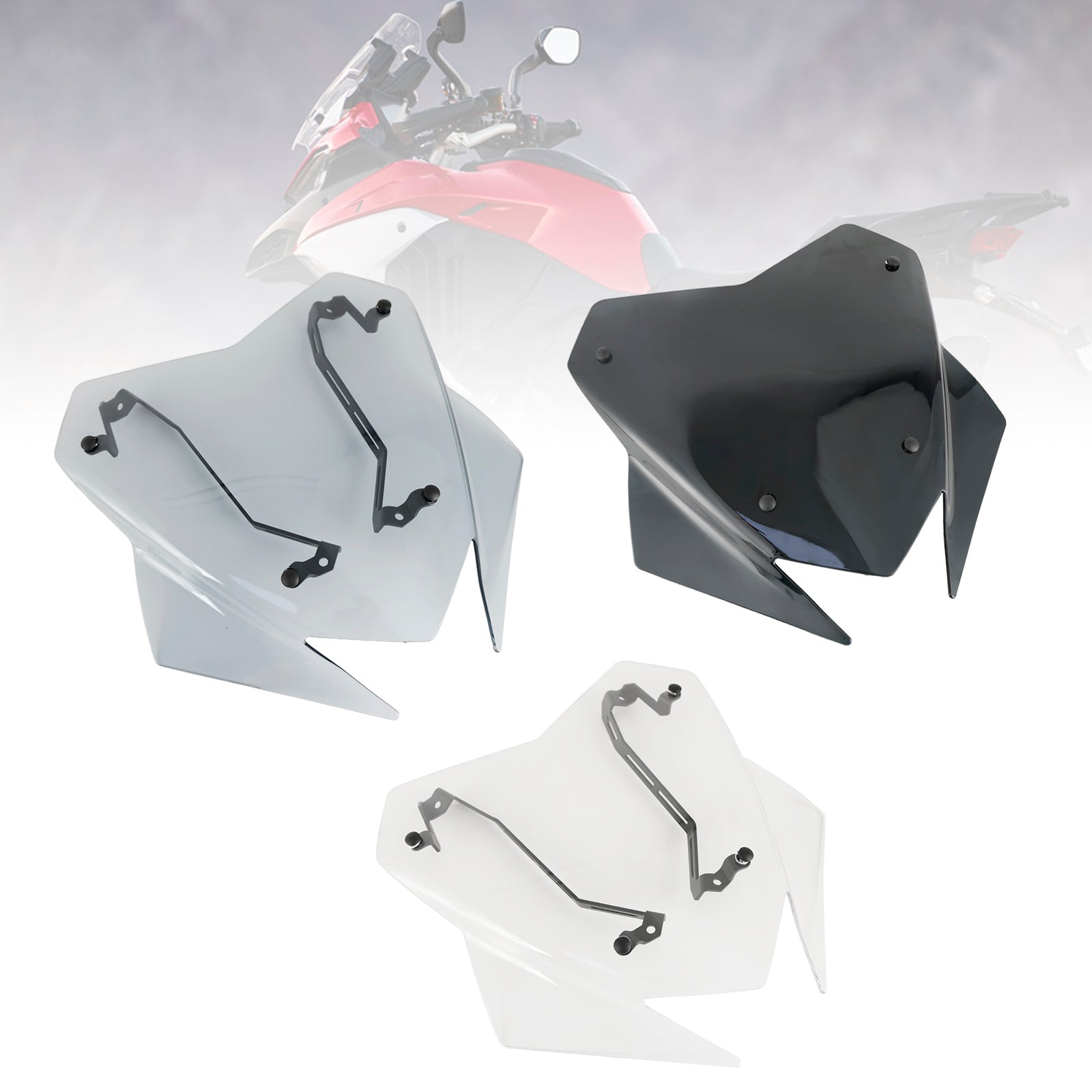 2021-2023 DUCATI MULTISTRADA V4/S/S SPORT Windshield WindScreen Generic