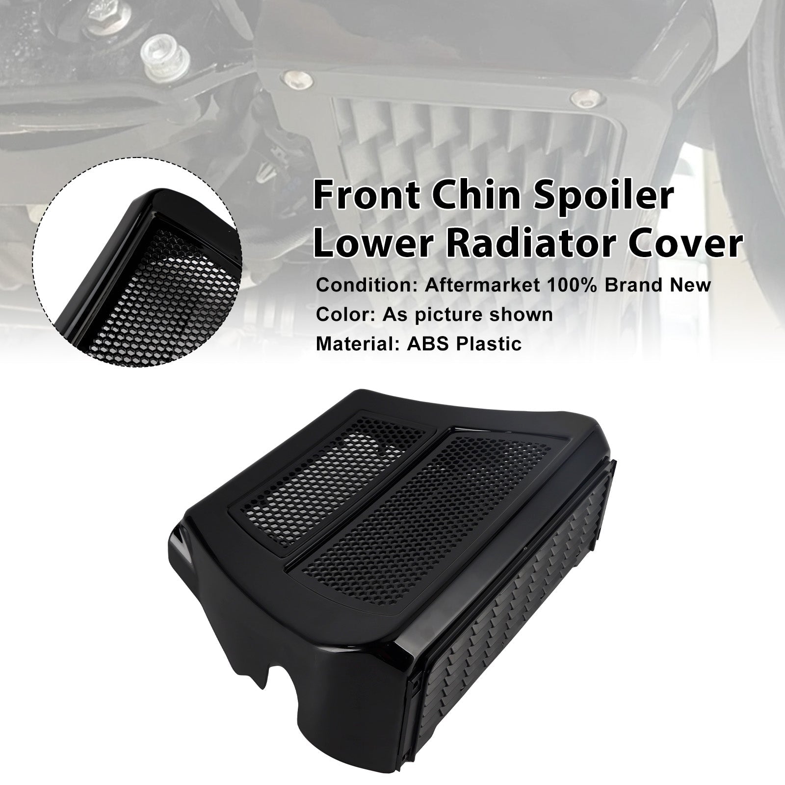 2024-2025 Harley Road Glide FLTRX Lower Chin Spoilers Radiator Guard Cover