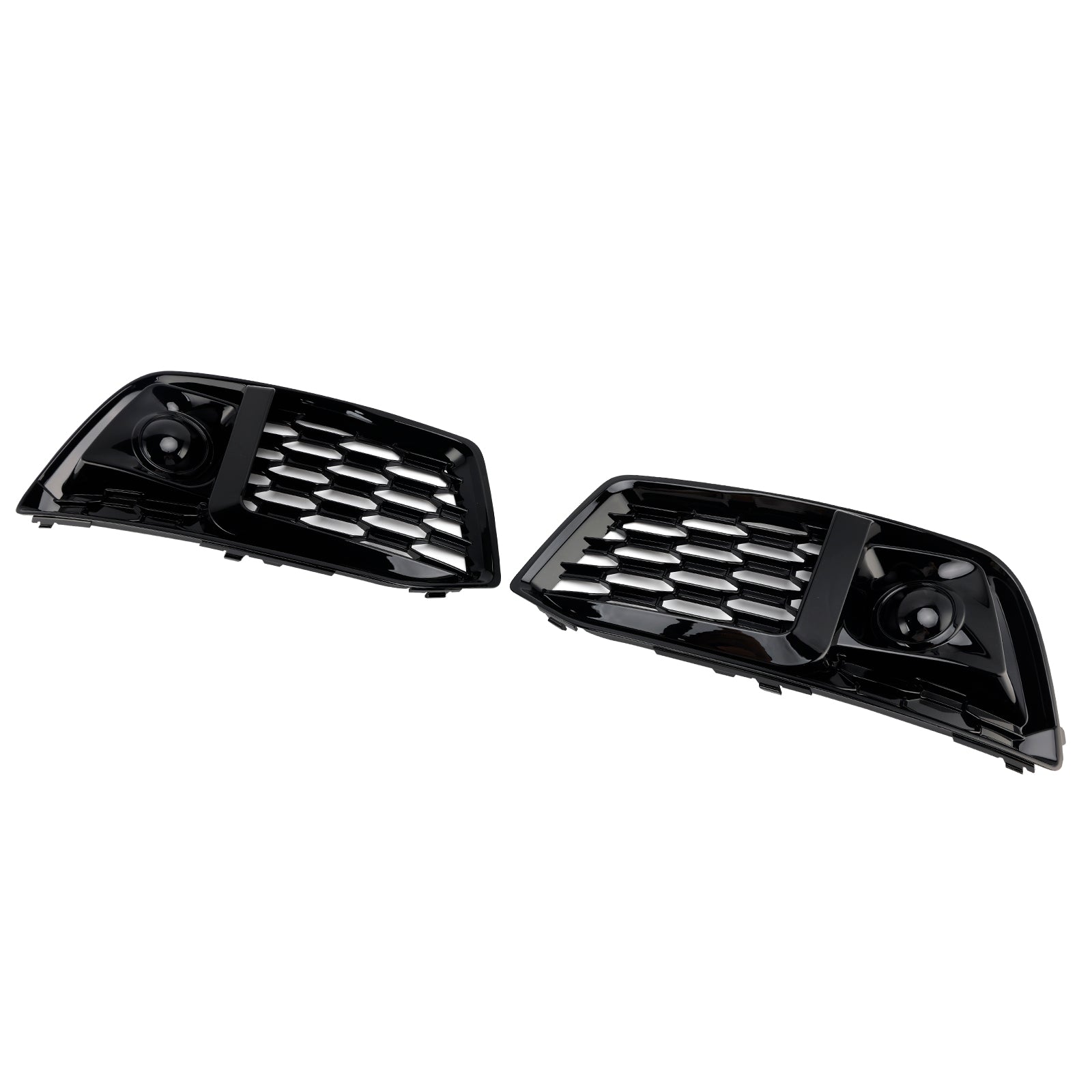 2018-2022 Fit Audi Q5 2PCS Front Bumper Cover Grill Grille Bezel Insert W/ACC