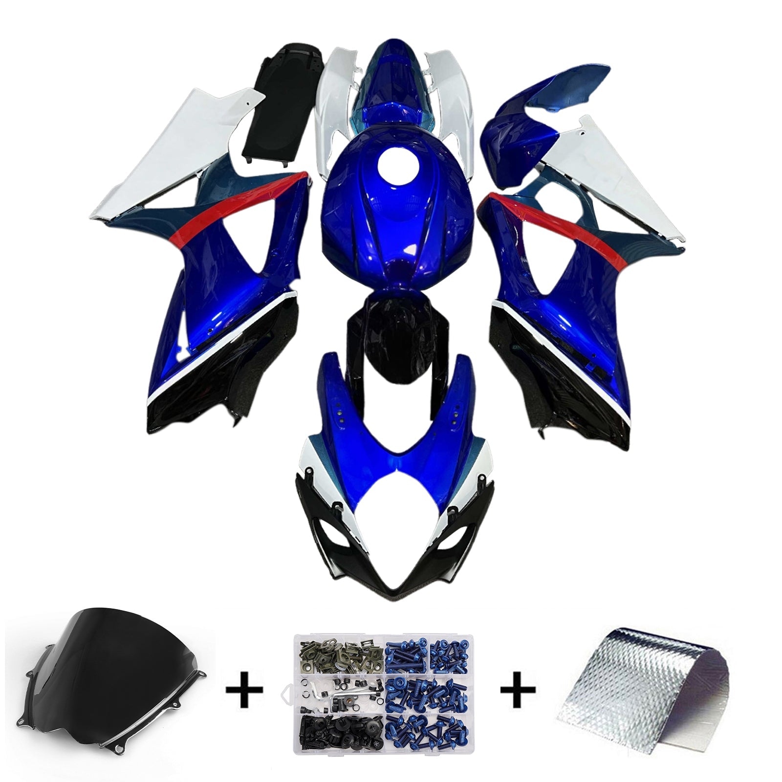 Injection Fairing Kit Bodywork Plastic ABS For Suzuki GSXR1000 2007-2008 K7