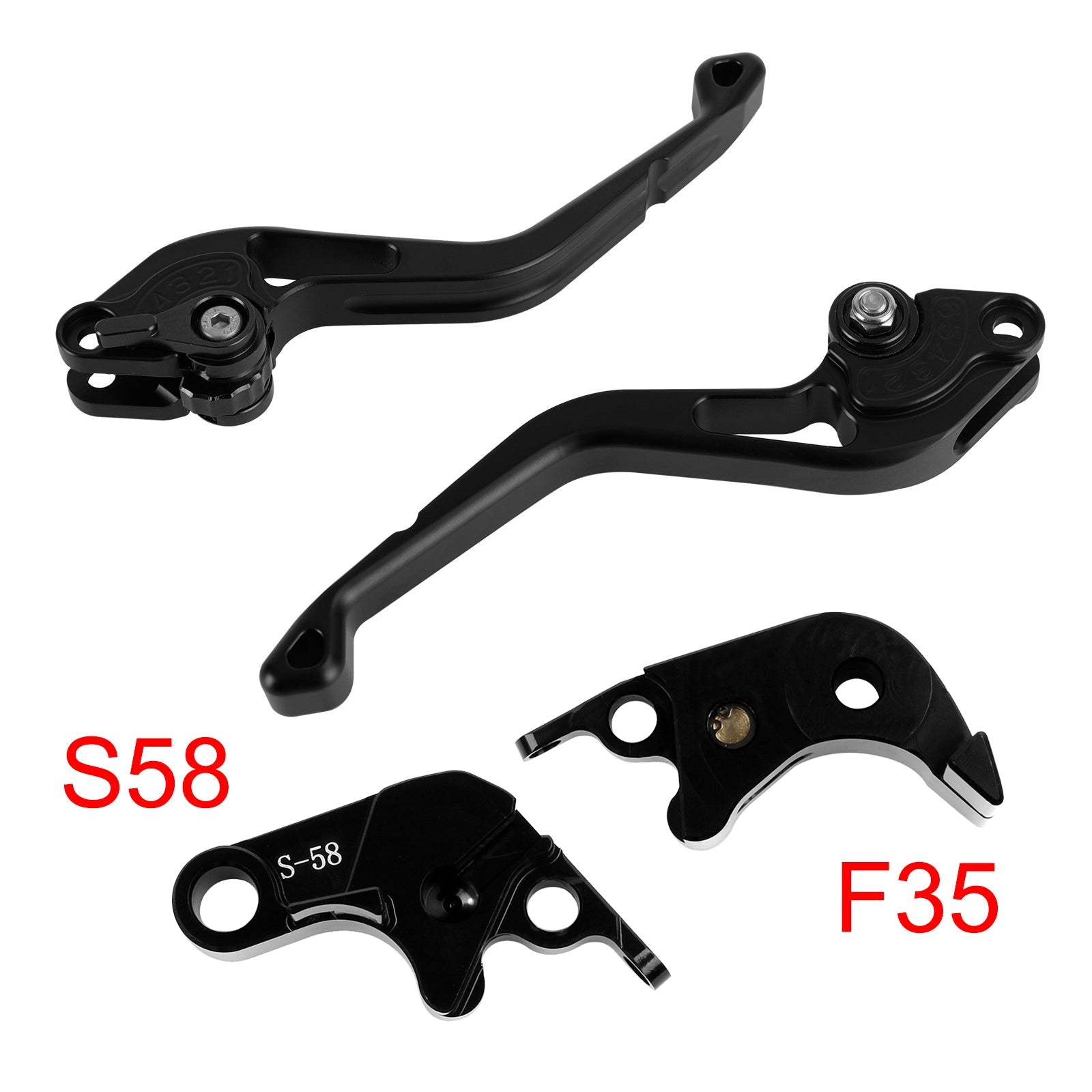 NEW Short Clutch Brake Lever fit for Suzuki GSXR60006-10 GSX-S1000/F 2015 Black