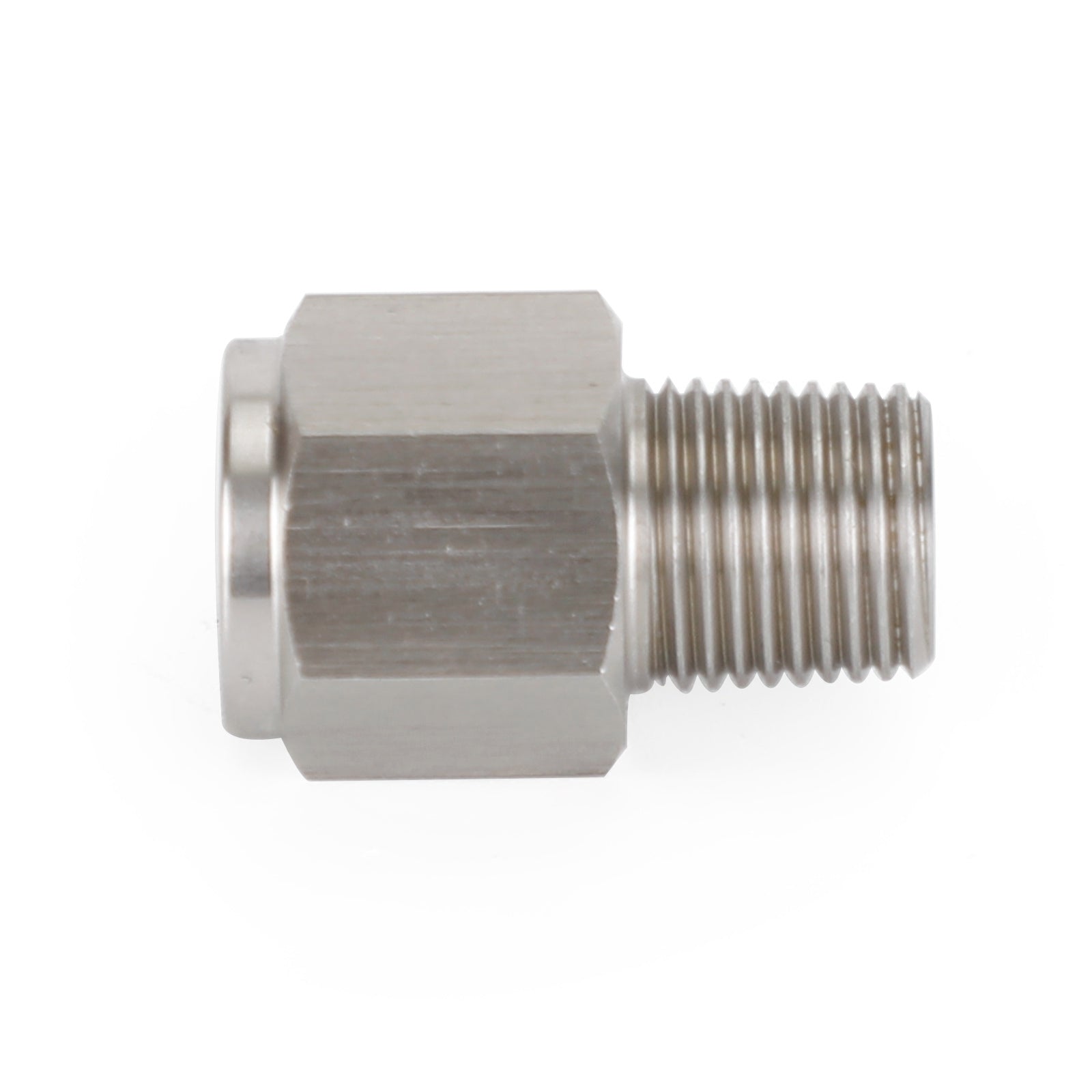 1/8" NPT Male to M10x1.0 Female Stainless Steel Oil Pressure Gauge Adapter Generic