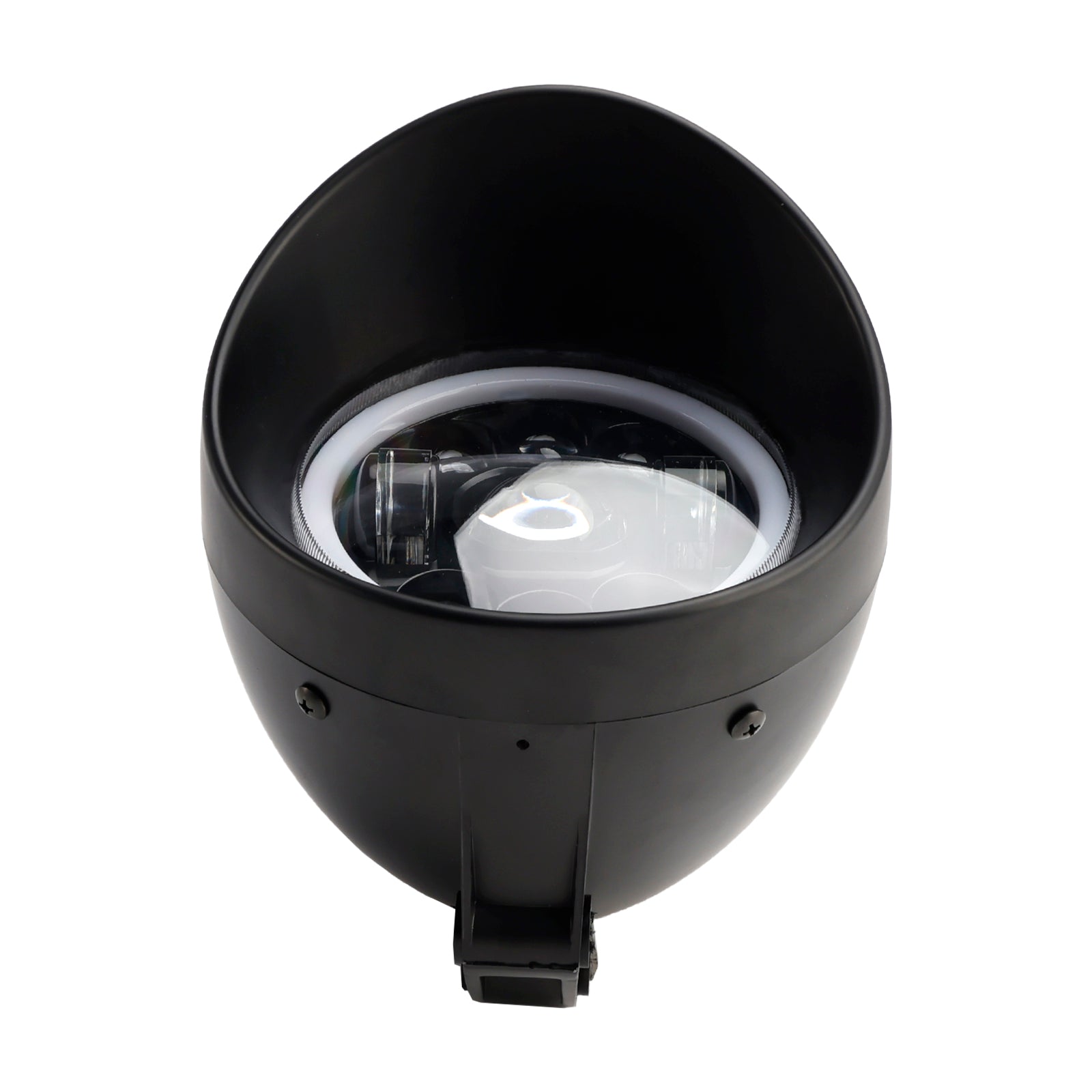 5.75" Motorcycle Spotlight Headlight Fog 9-Bulbs For Motorcycle Scooter Chrome