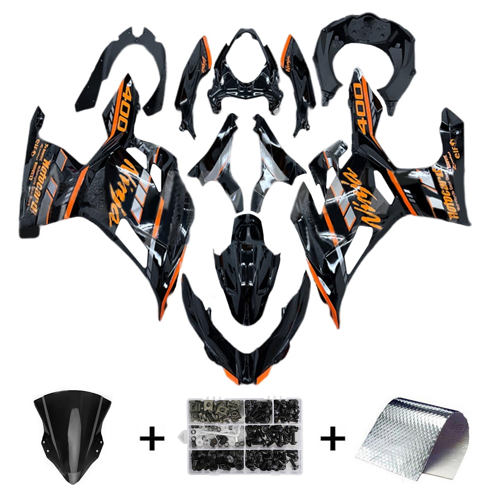 2018-2024 Kawasaki EX400/Ninja400 Fairing Kit