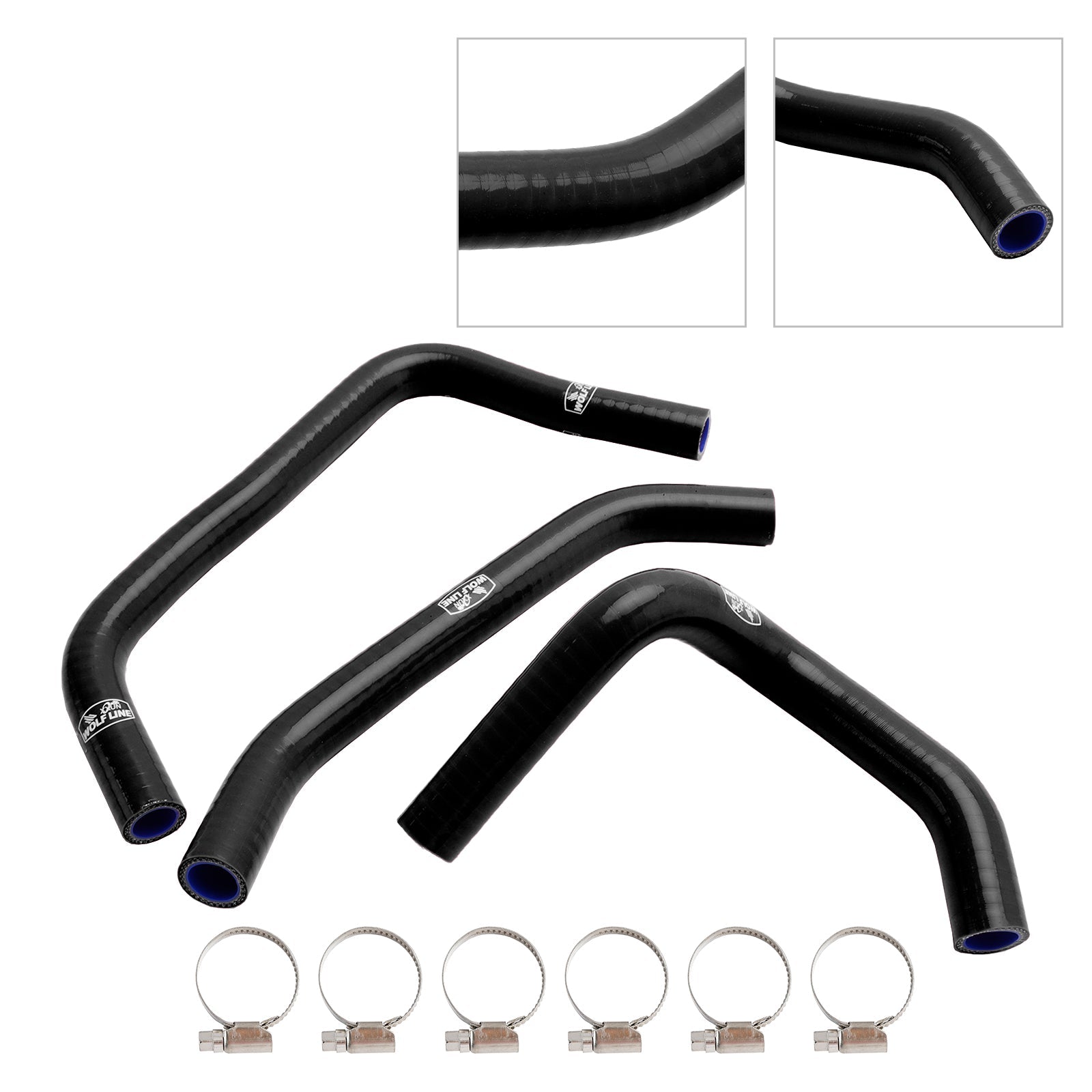 2023-2024 Kawasaki ZX4R ZX-4RR Silicone Radiator coolant Hose kit