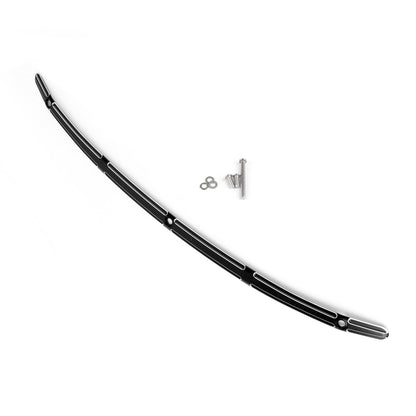 14-16 Harley Electra Street Glide Black CNC Windshield Trim