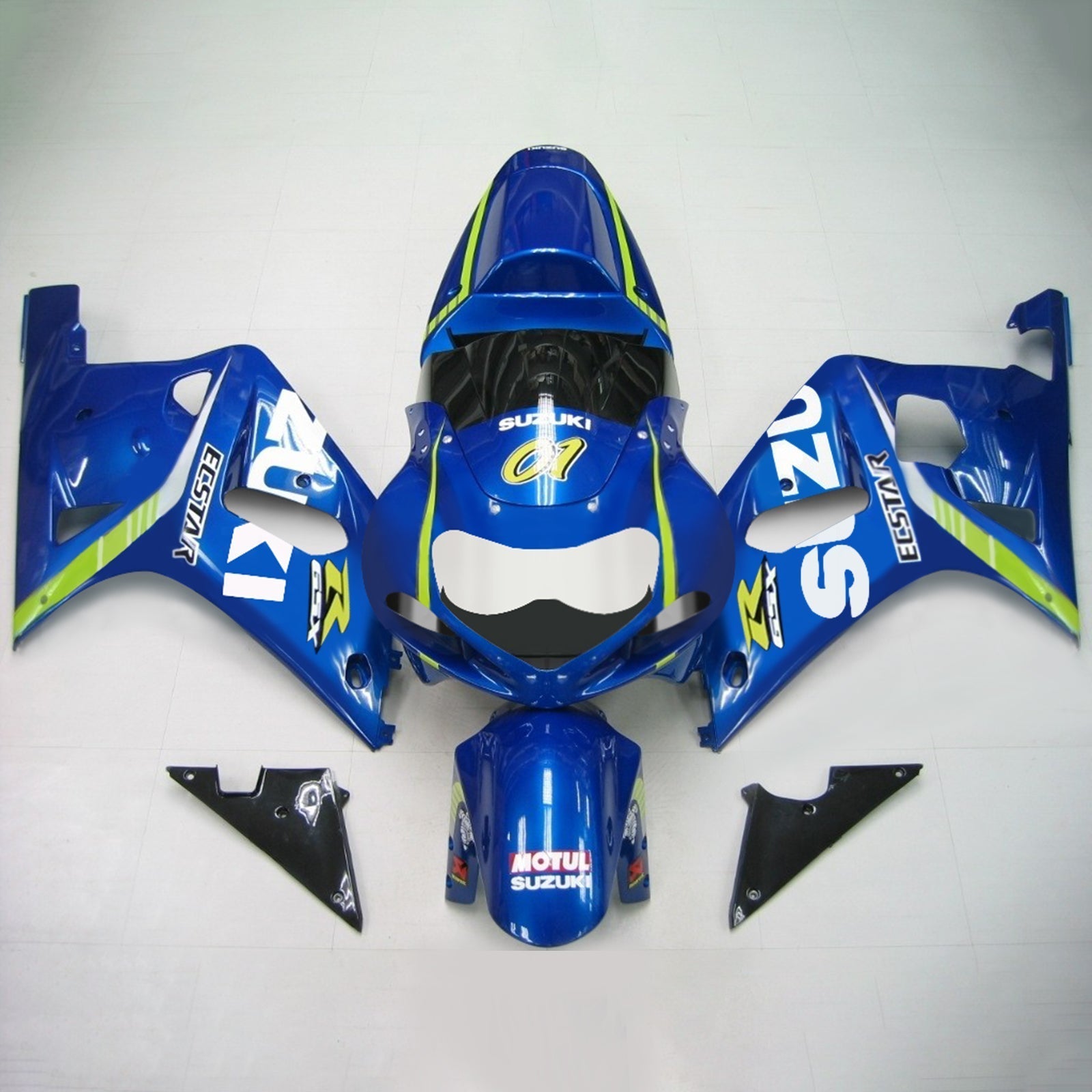 2001-2003 Suzuki GSXR750 K1 Amotopart Injection Fairing Kit Bodywork Plastic ABS #137