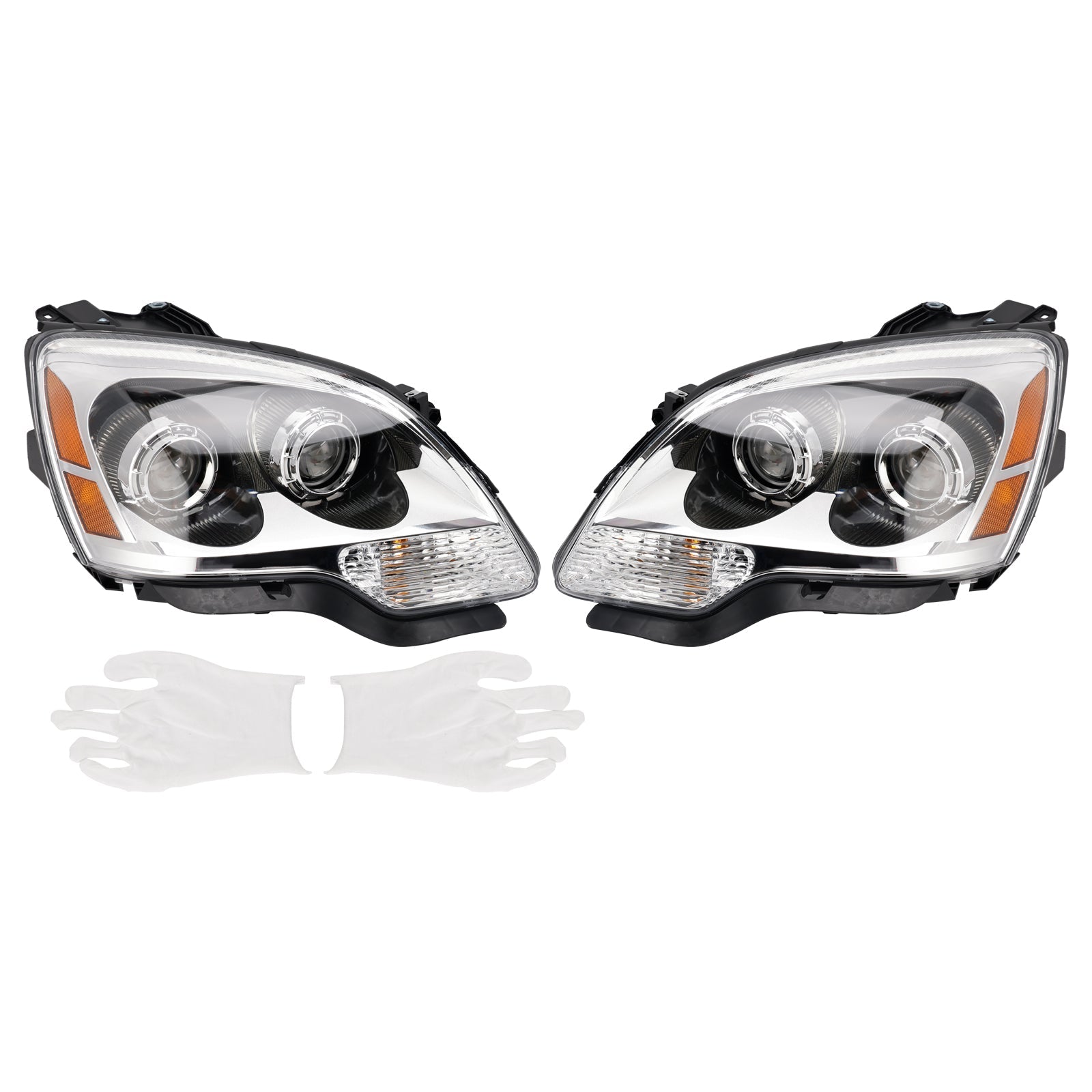 2007-2012 For GMC Acadia w/o Bulbs w/o Ballast Left+Right HID Headlight 22938888 GM2503323
