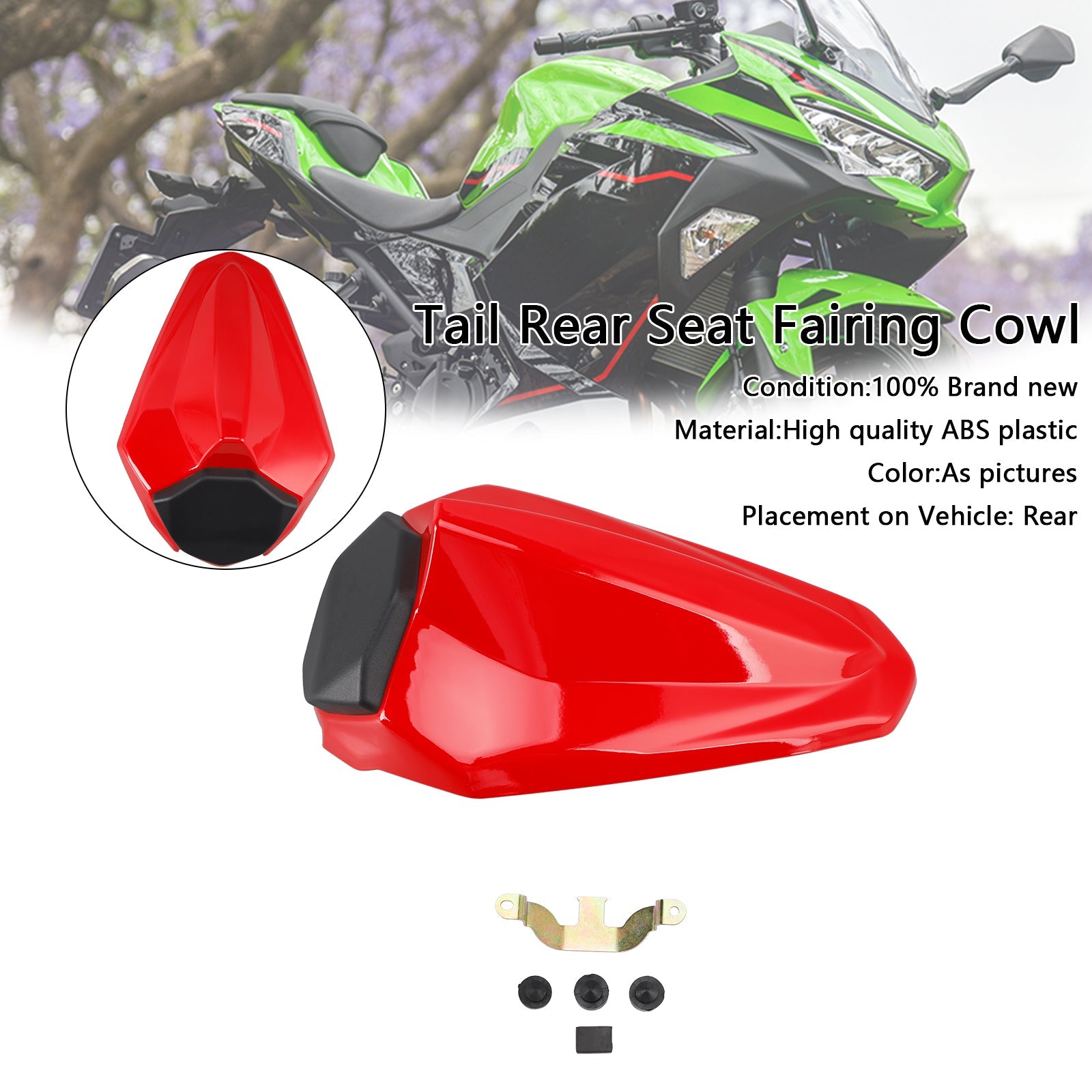 2018-2024 Kawasaki Ninja 400 EX400 Racing Tail Rear Seat Fairing Cowl