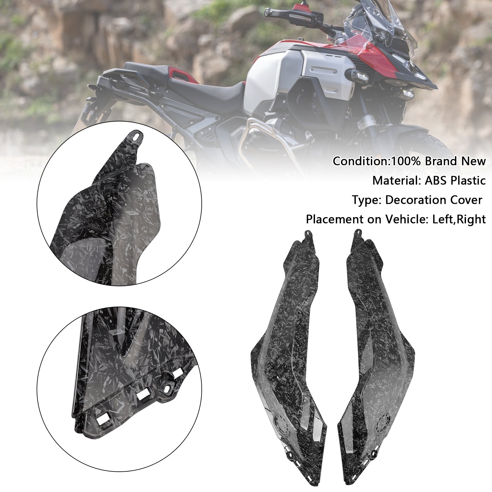 2024-2025 BMW R1300GS Side Gas Tank Frame Cover Panel Fairing Cowl