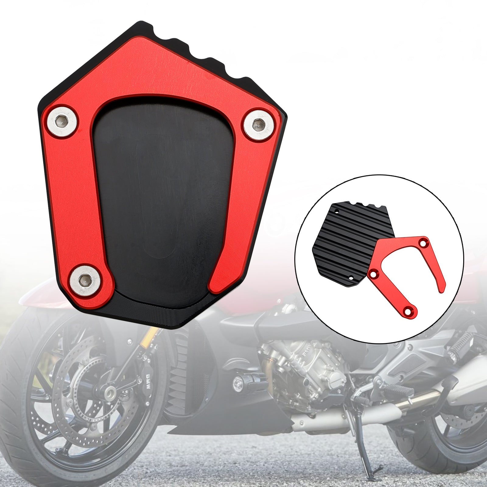 2016-2022 BMW K1600 Kickstand Enlarge Plate Pad