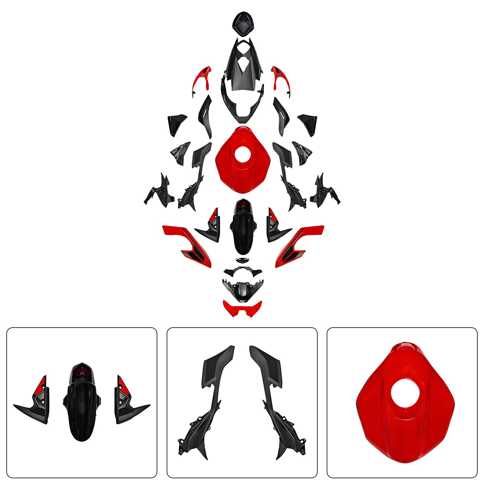 Injection Bodywork Fairing Kit for Street Triple 765 R/RS 2023-2025
