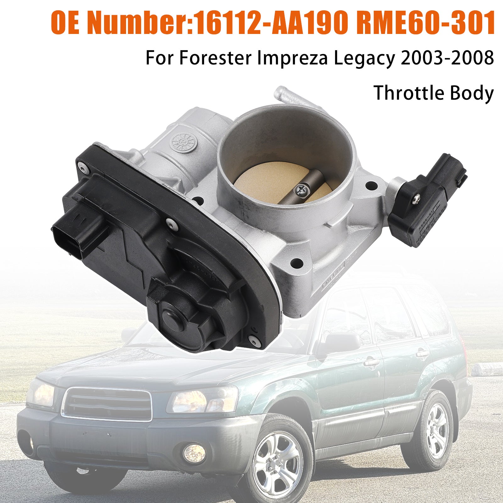 2003-2008 For Subaru Forester Impreza Legacy Throttle Body 16112-AA190 RME60-301