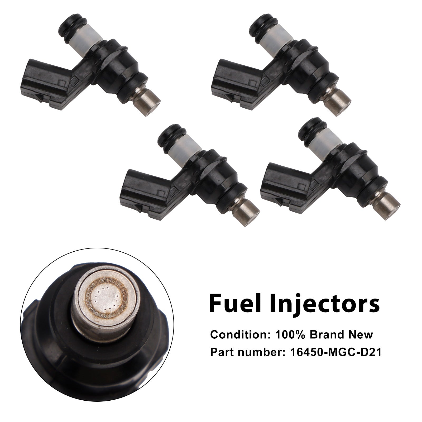 Fuel Injectors Fit for Honda CB1100 2013-2017 NSS300 Forza 300 4PCS 16450-MGC-D21