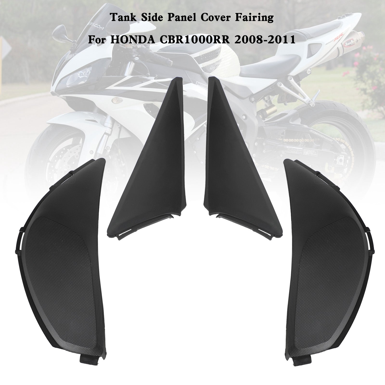 2008-2011 HONDA CBR1000 RR Gas Tank Side Trim Cover Panel Fairing Cowl