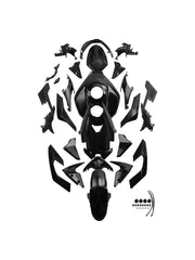 2023-2025 Street Triple 765 R/RS Bodywork Fairing Injection Unpainted