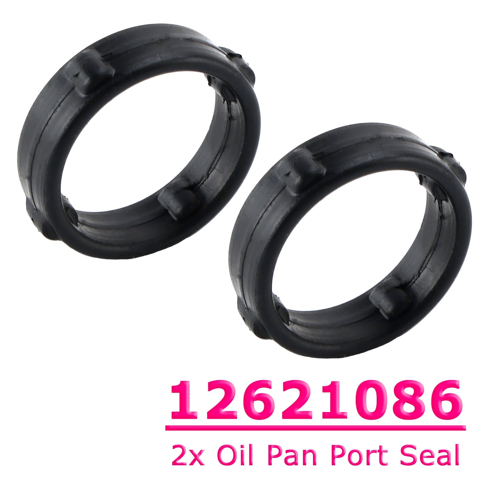 2x 12621086 Oil Pan Port Seals for GM LT1 LT4 L83 L86 L84 L87 L8T 2014+
