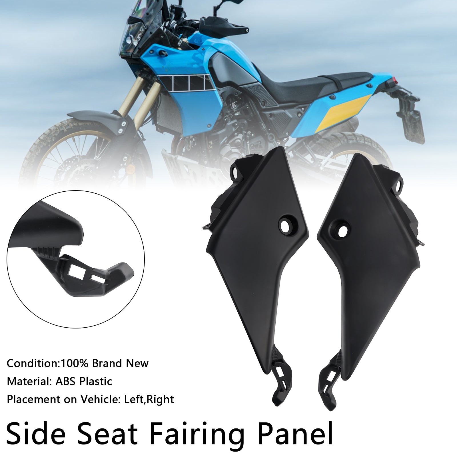 2019-2024 Yamaha Tenere 700 Side Seat Fairing Panel Cowl