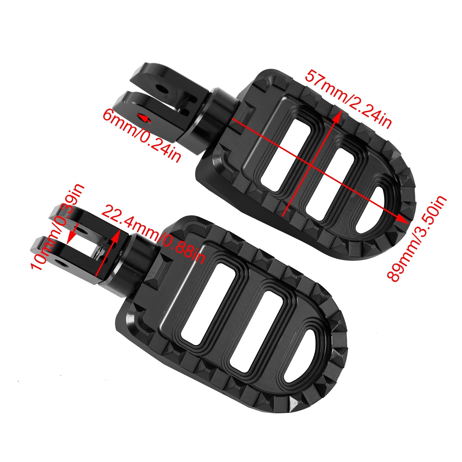 2019-2024 moto guzzi V7 850 (Stone / Special) Front Footrests Foot Peg