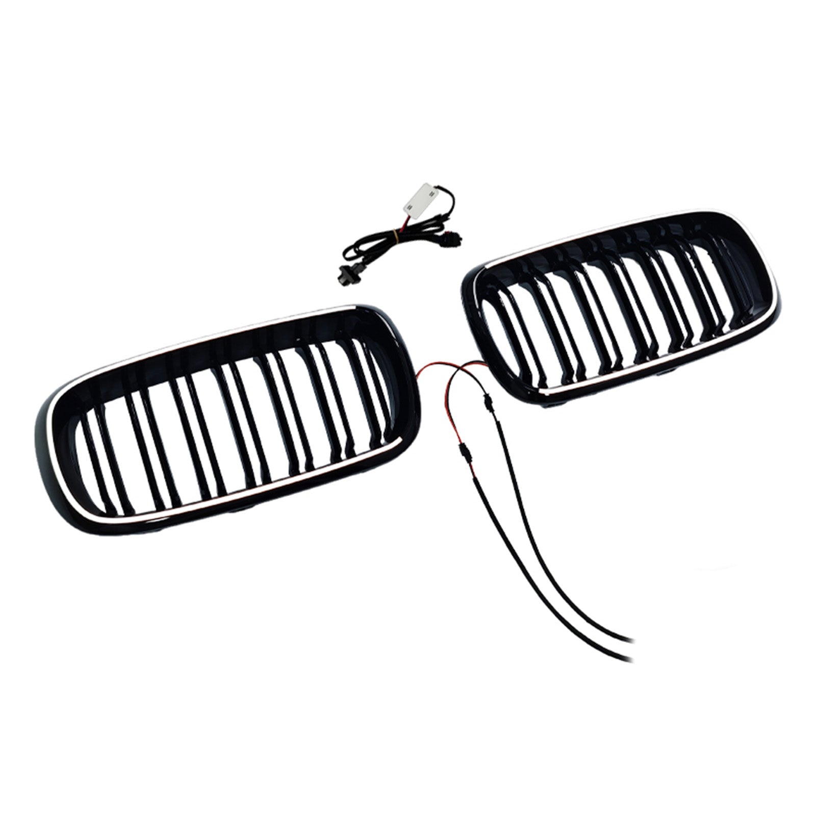 2014-2018 For BMW X6 F16 35i/35i xDrive/50i xDrive Double Slat Front Bumper Kidney Grille