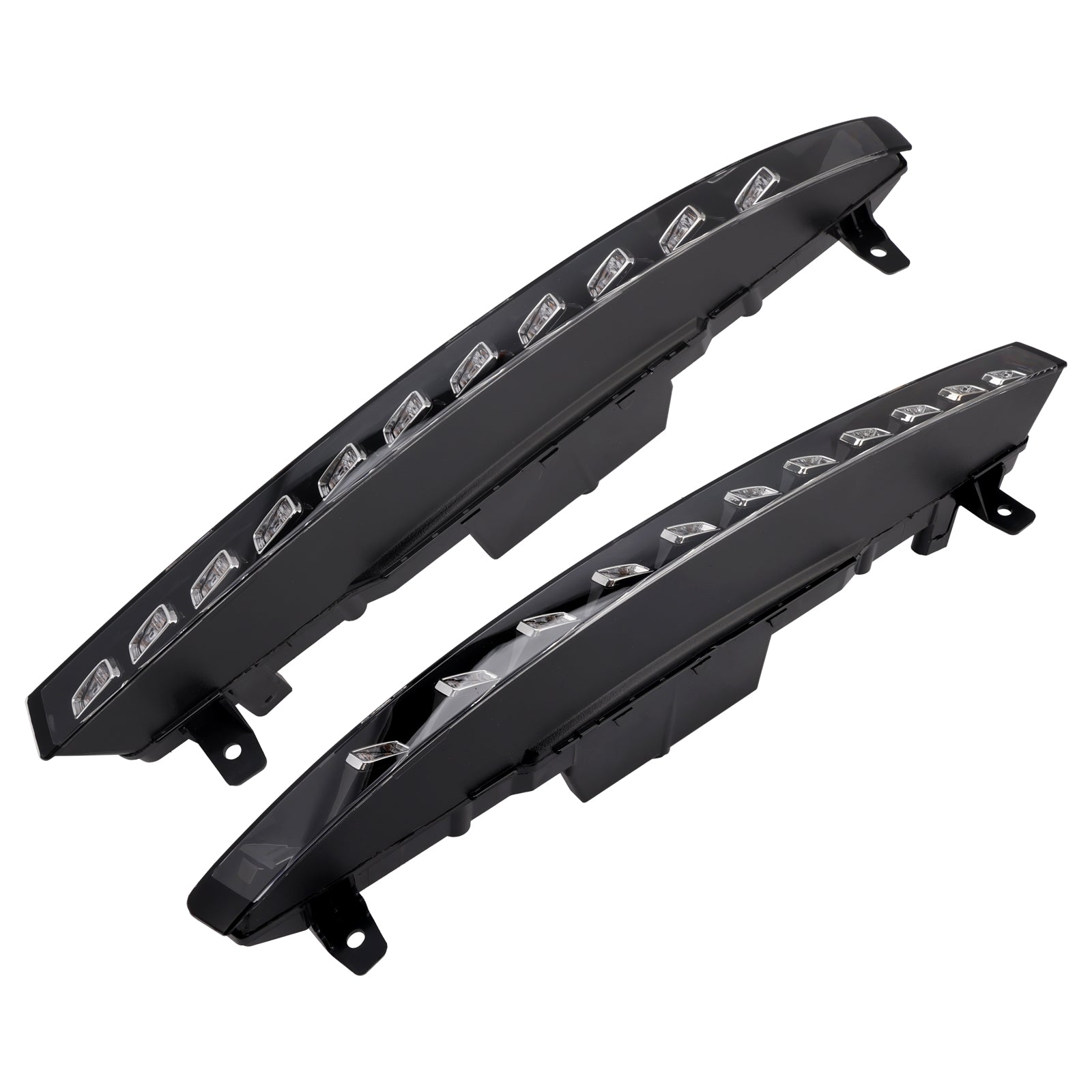2010-2015 Audi Sport Version Q7 Pair Front Bumper 11 LED Turn Signal Fog Light