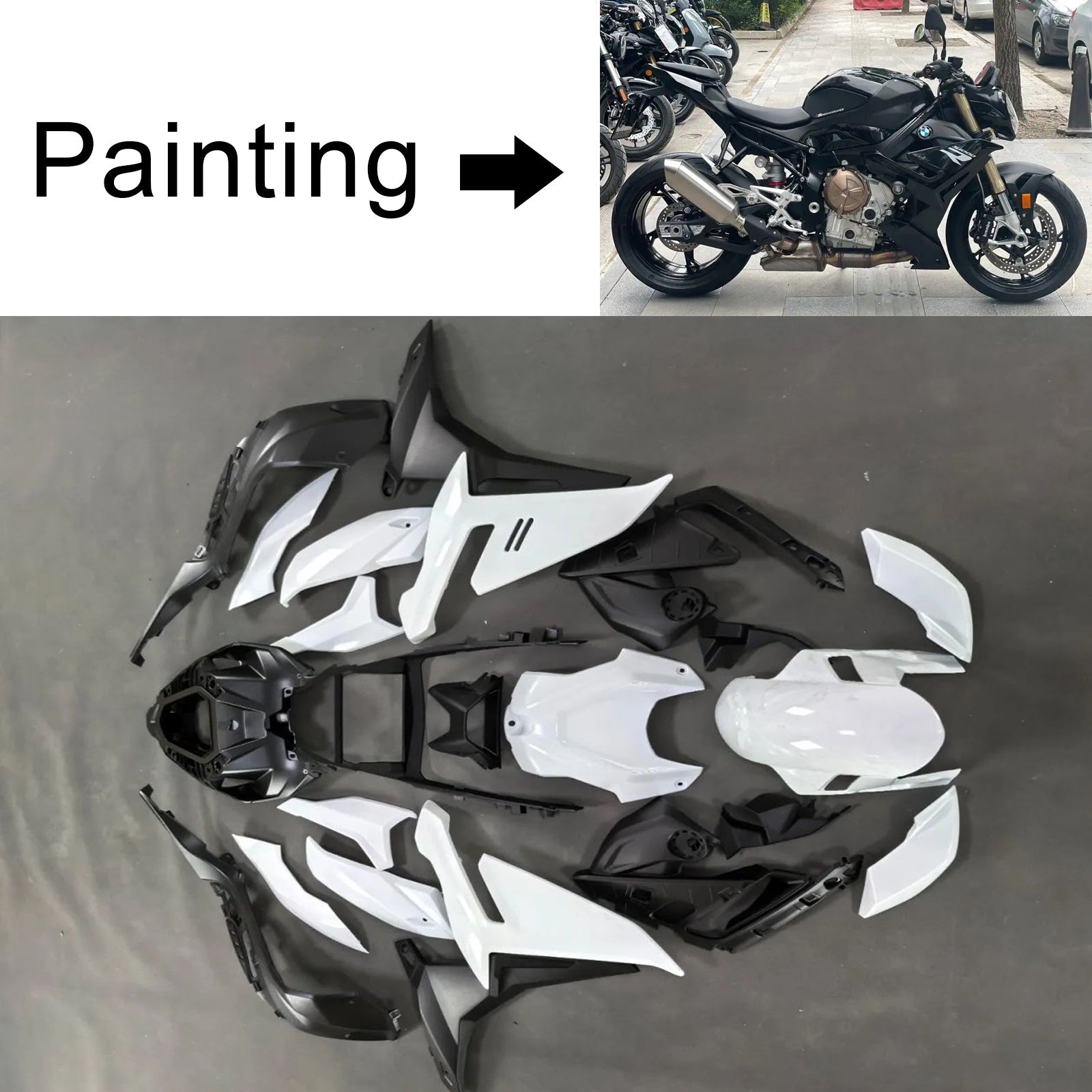 2021-2025 BMW S1000R Injection Fairing Kit Bodywork Plastic ABS
